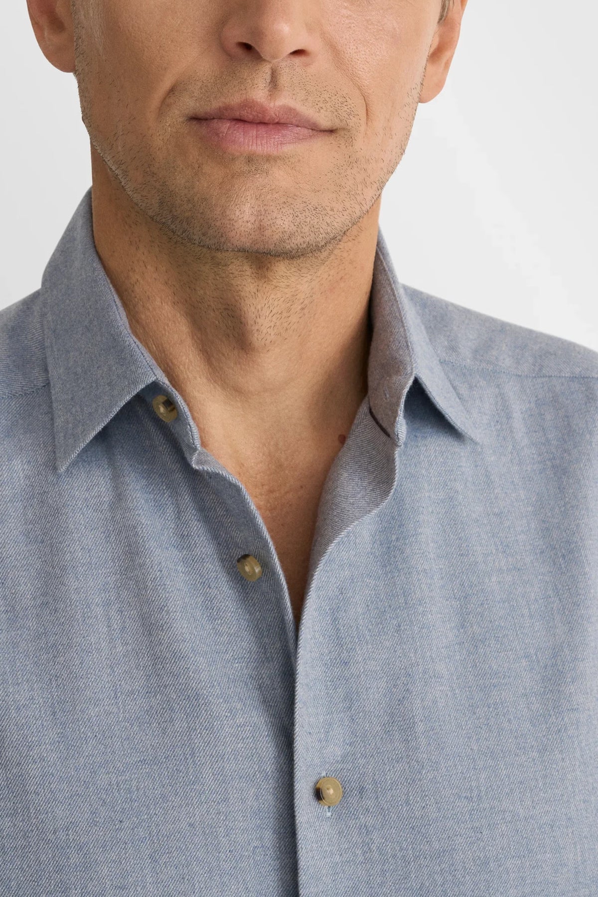 Solid Flannel Shirt