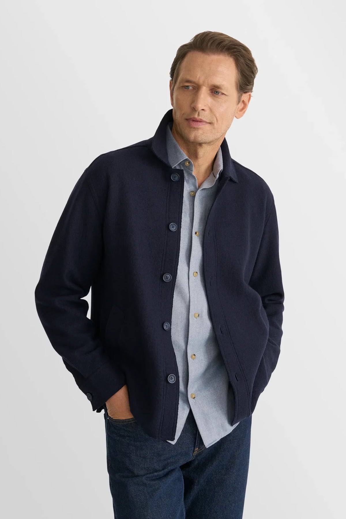 Solid Flannel Shirt