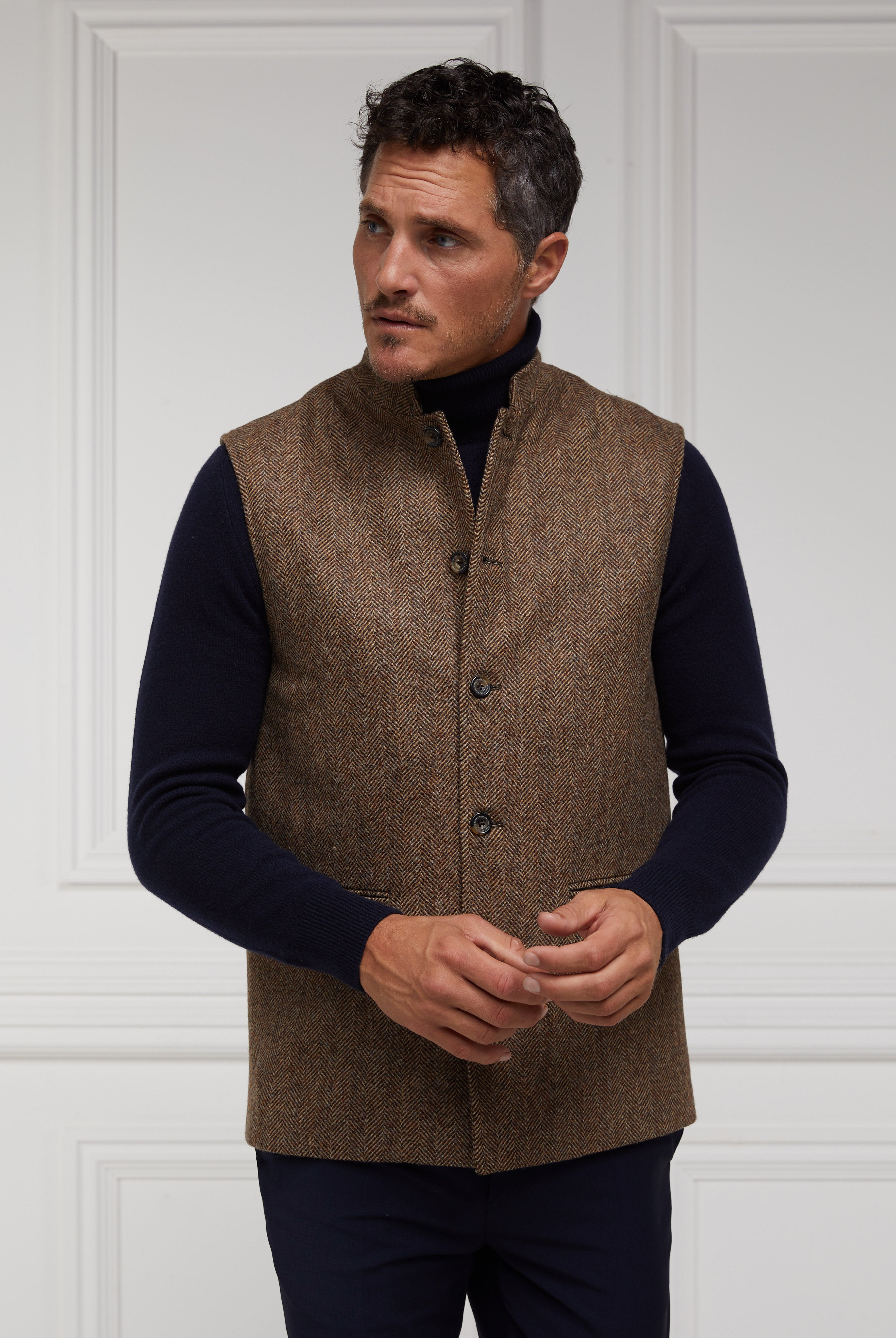 Byron Roll Neck Knit - navy - XXL - View 180