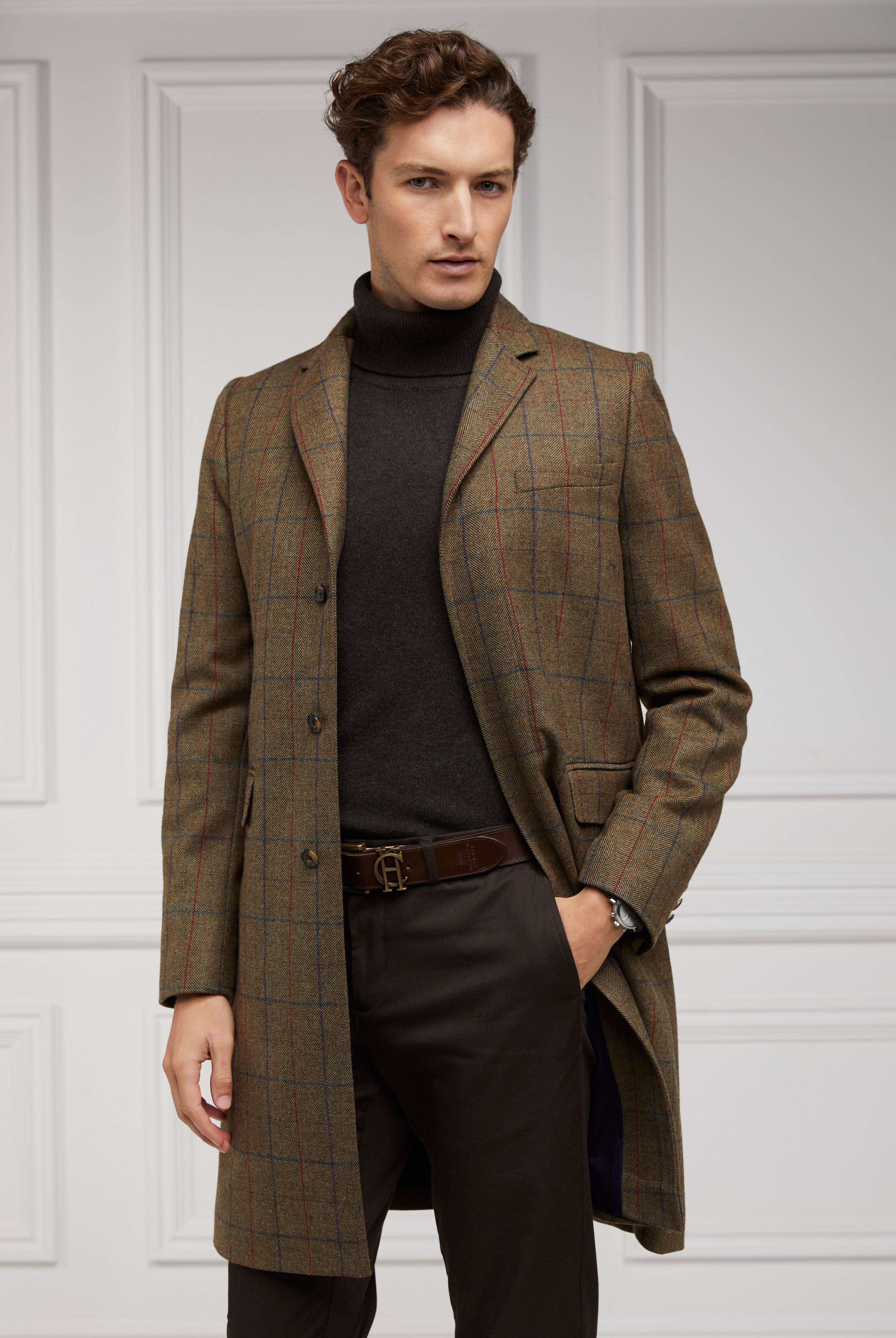 Byron Roll Neck Knit - moss - XXL - View 151