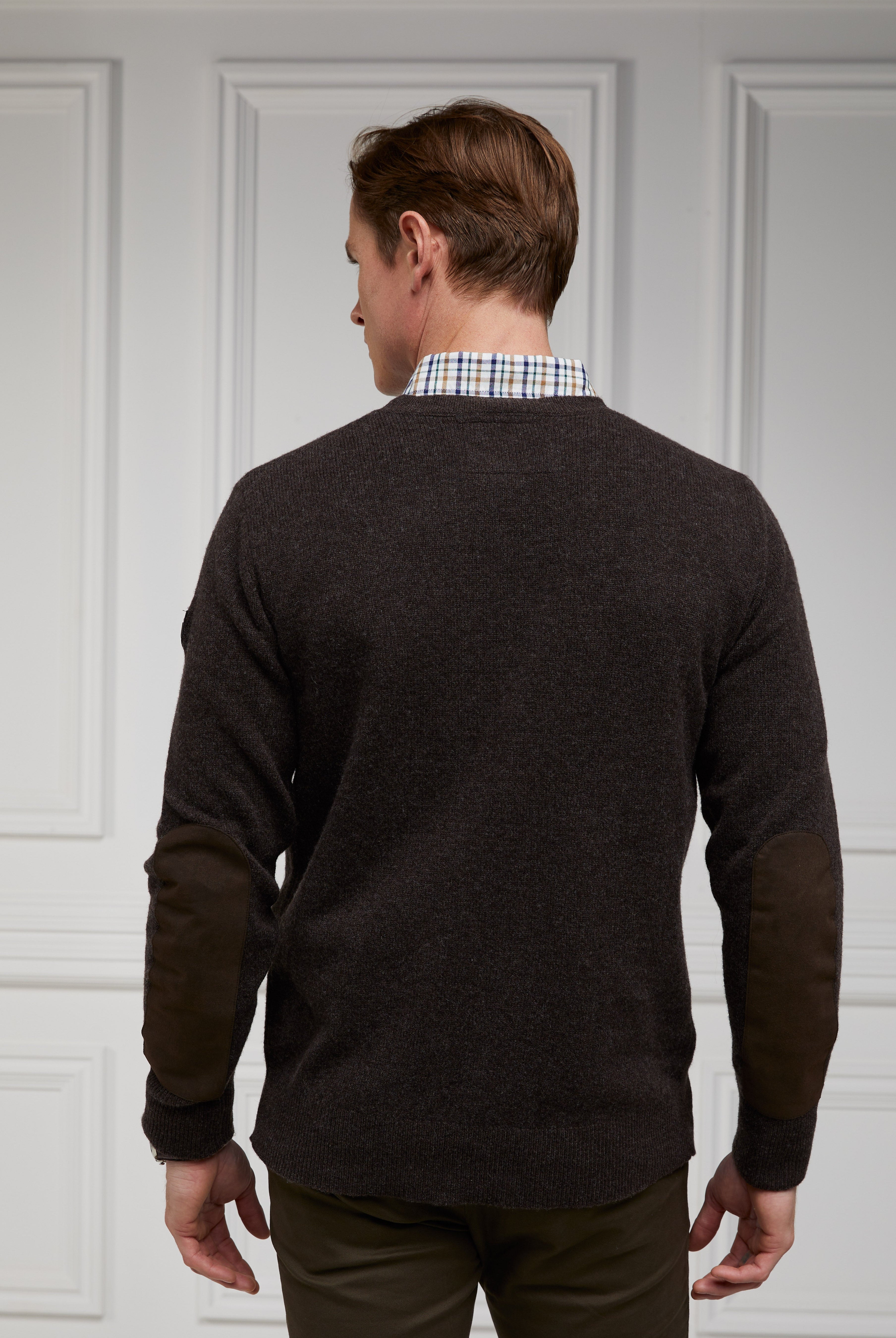 Country Crew Neck Knit - chocolate - XXL - View 133