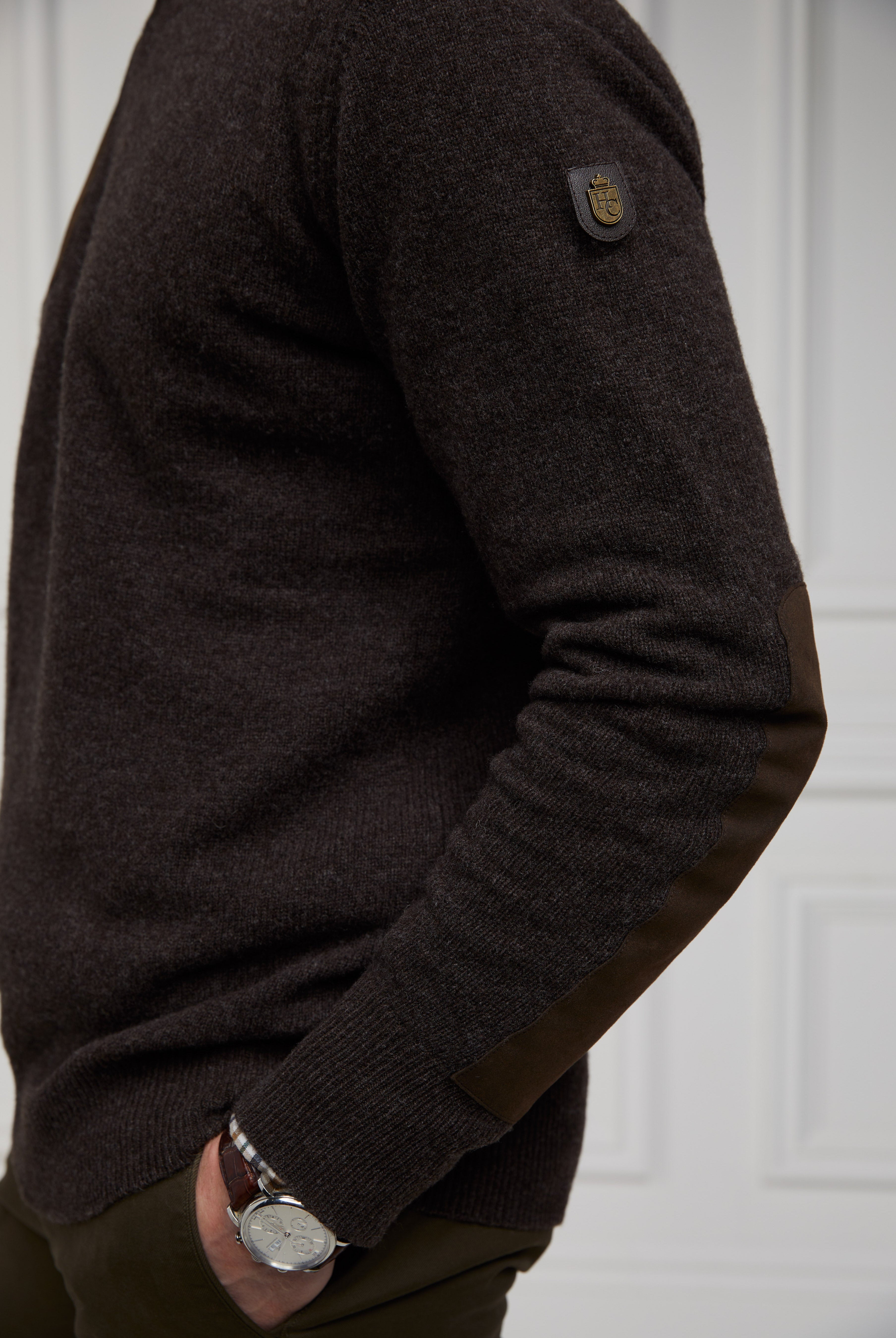 Country Crew Neck Knit - chocolate - XXL - View 132