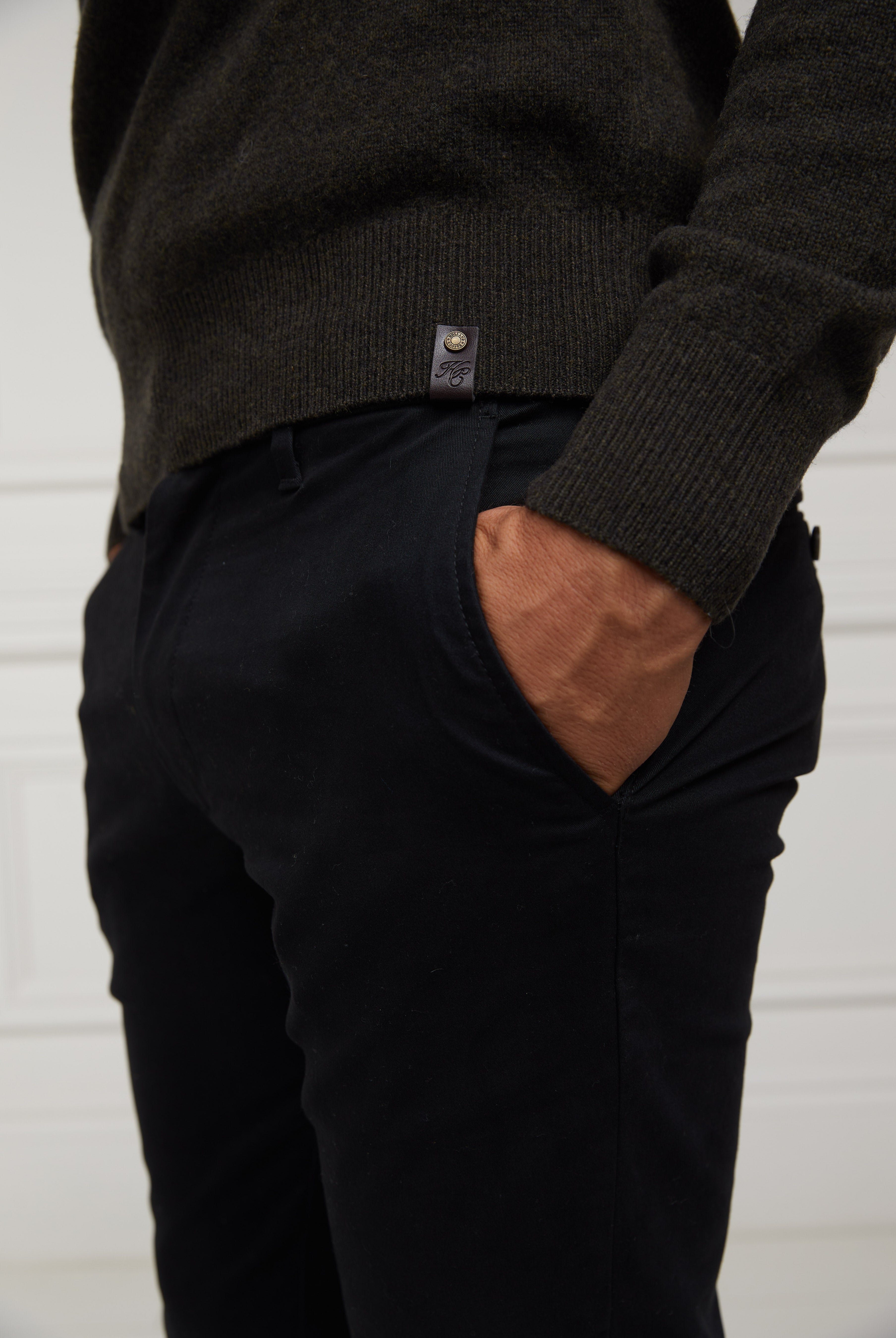 Byron Roll Neck Knit - charcoal - XXL - View 165