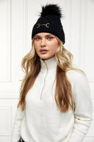 Horsebit Bobble Hat -    black - View 4