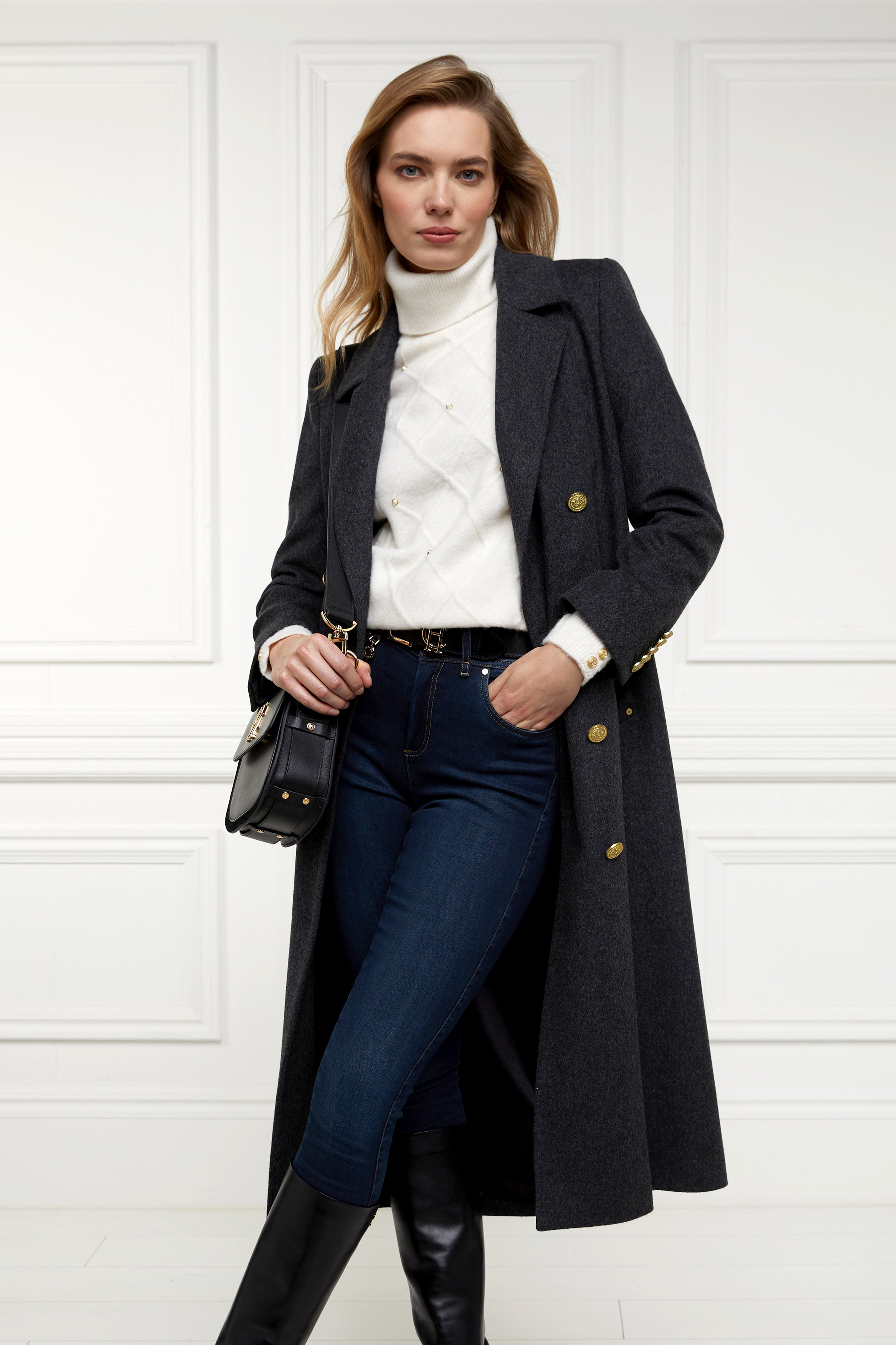 Harlow Roll Neck Knit - ecru - XL - View 30