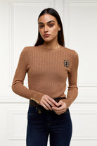 Princeton Crew Neck Knit -   dark camel -  XL - View 76