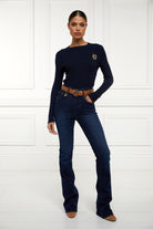 Princeton Crew Neck Knit -    navy -  XL - View 84