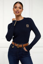 Princeton Crew Neck Knit -    navy -  XL - View 82