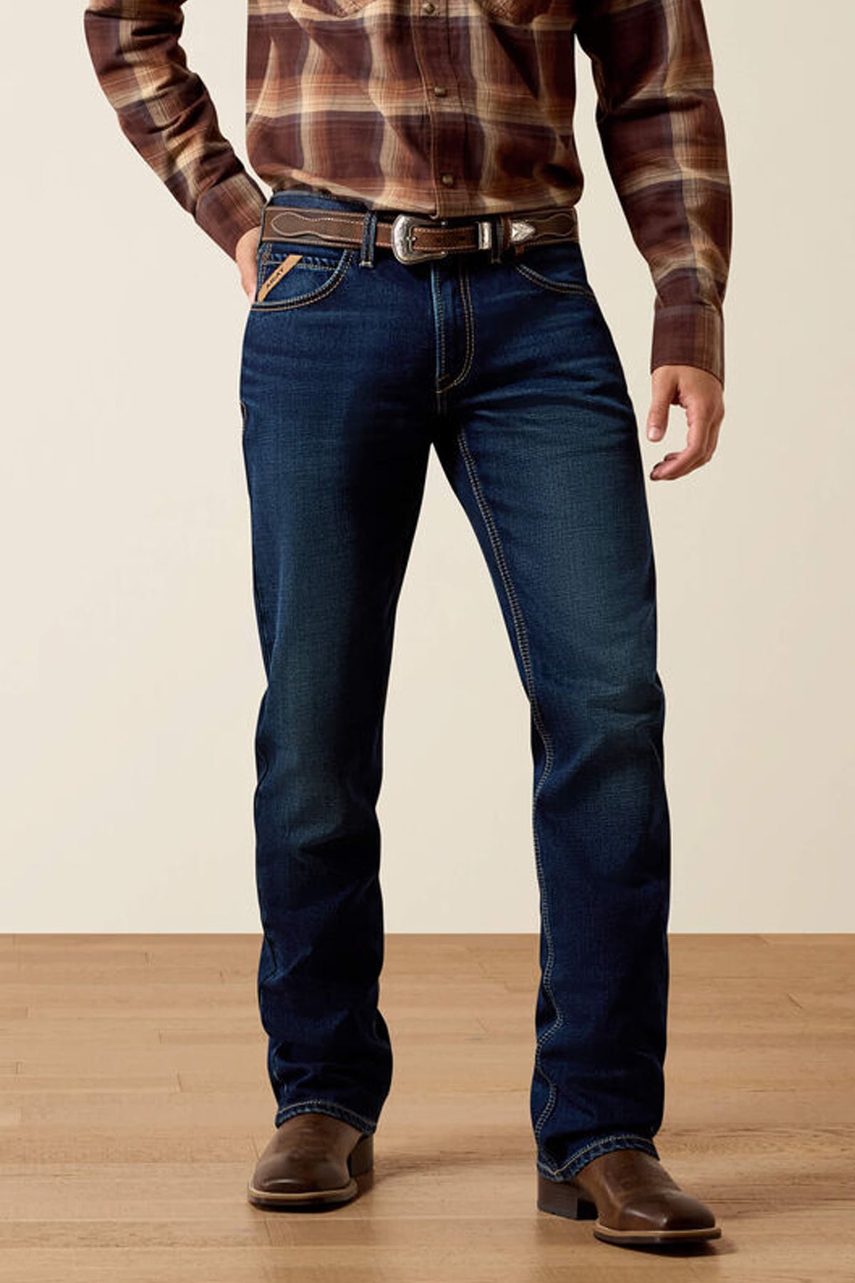 Ariat M5 Acclimatize Gideon Straight Jean #Colour_Thatcher