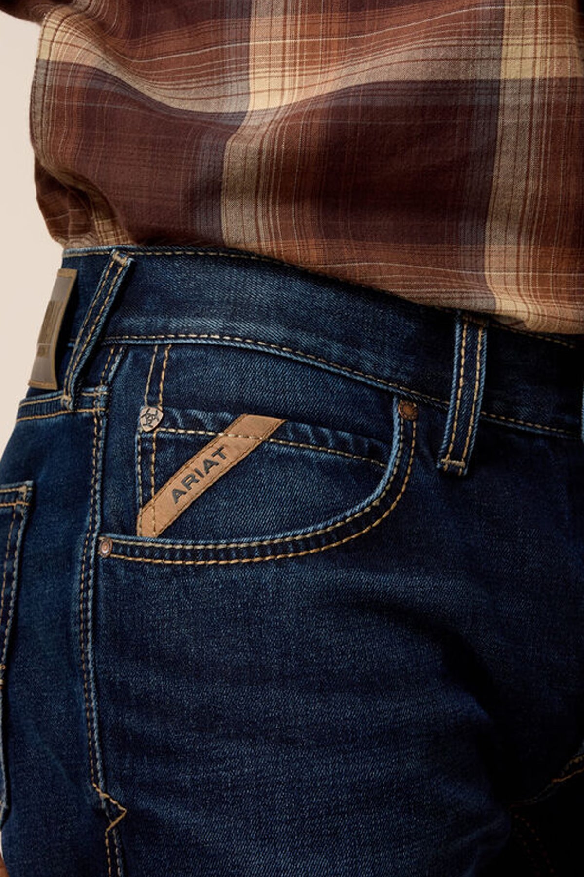 Ariat M5 Acclimatize Gideon Straight Jean #Colour_Thatcher