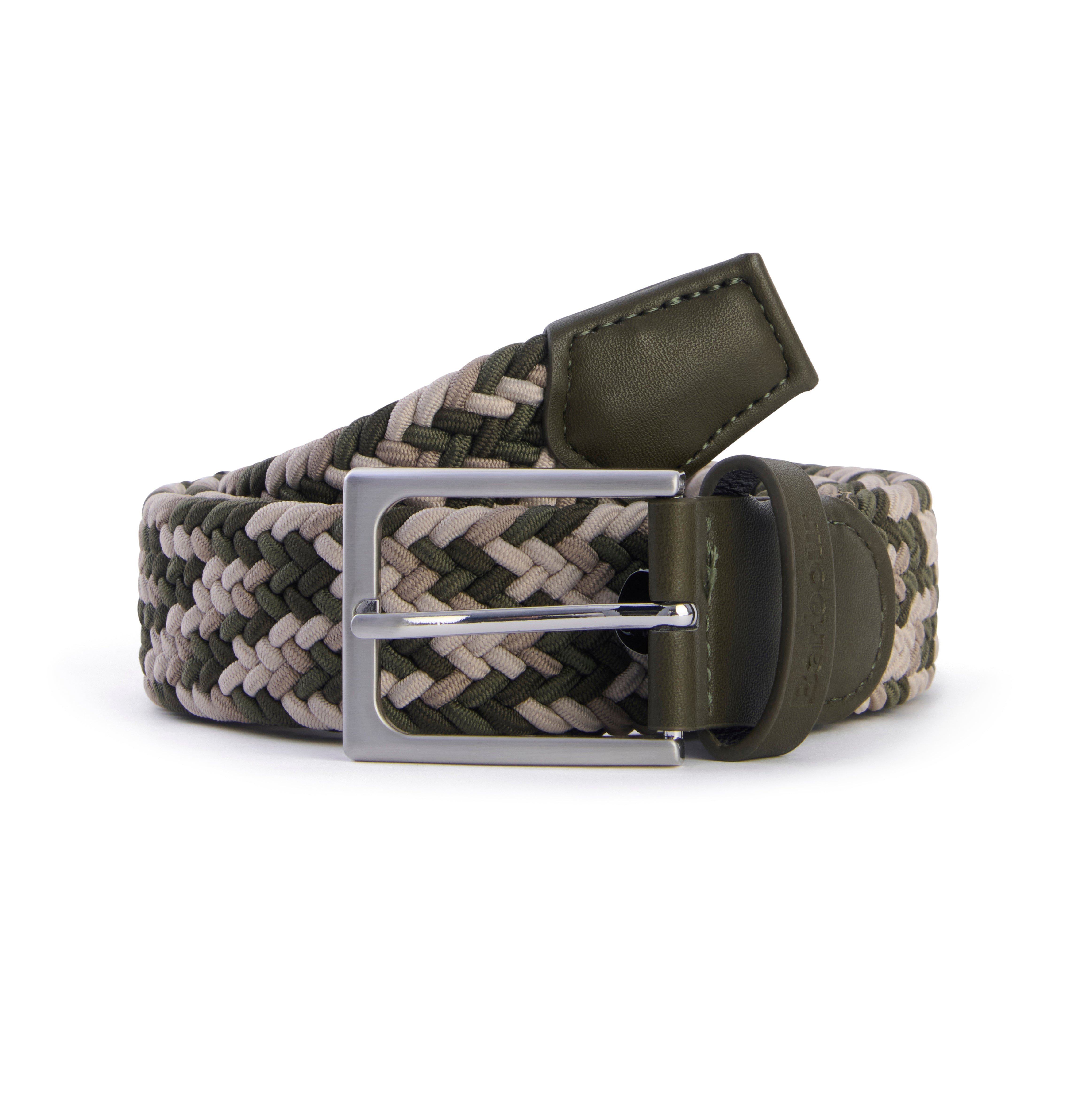 Barbour Olive Mix Ford Belt #Colour_Olive Mix