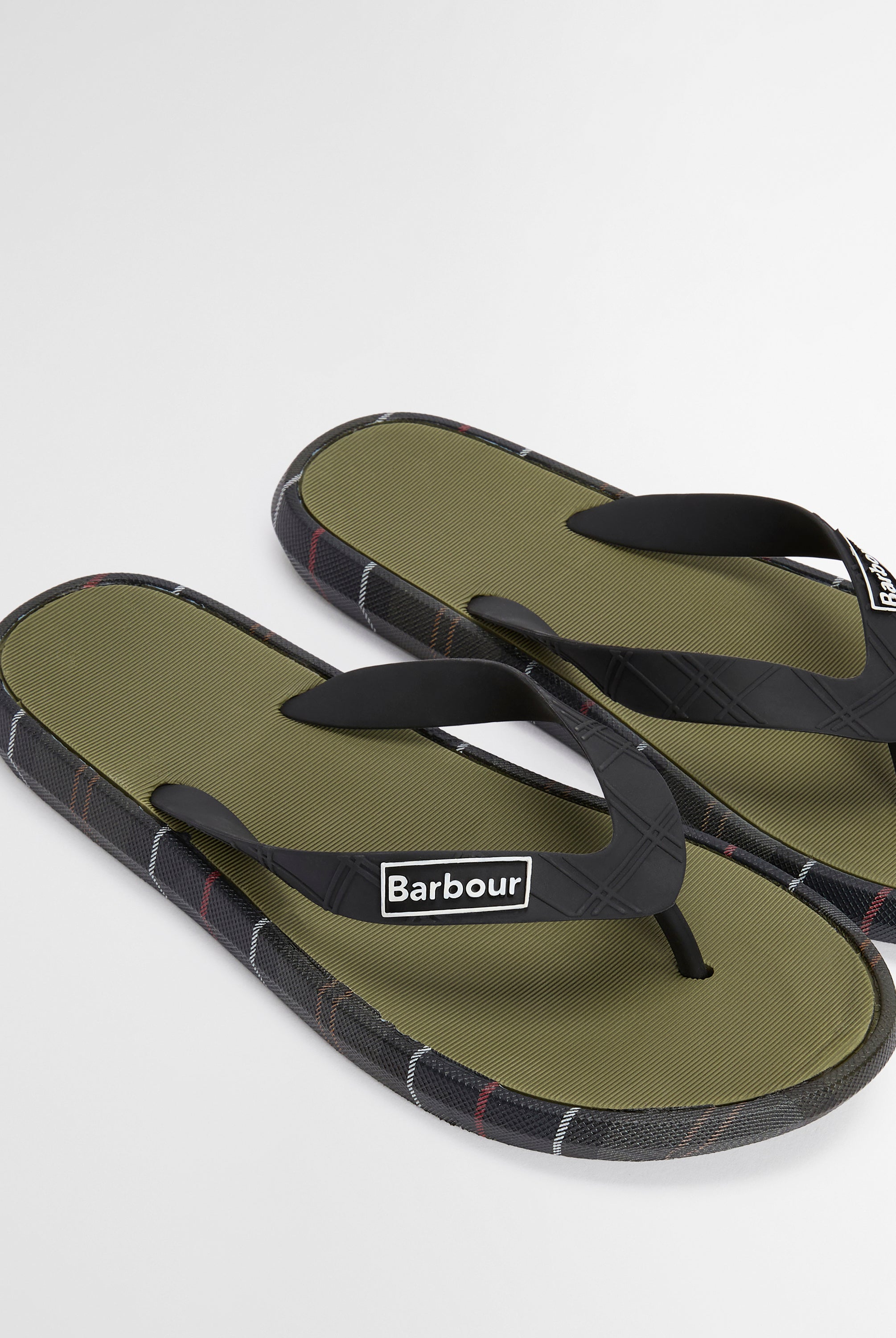 Barbour Olive/Classic Oakdale Sandal #Colour_Olive/Classic