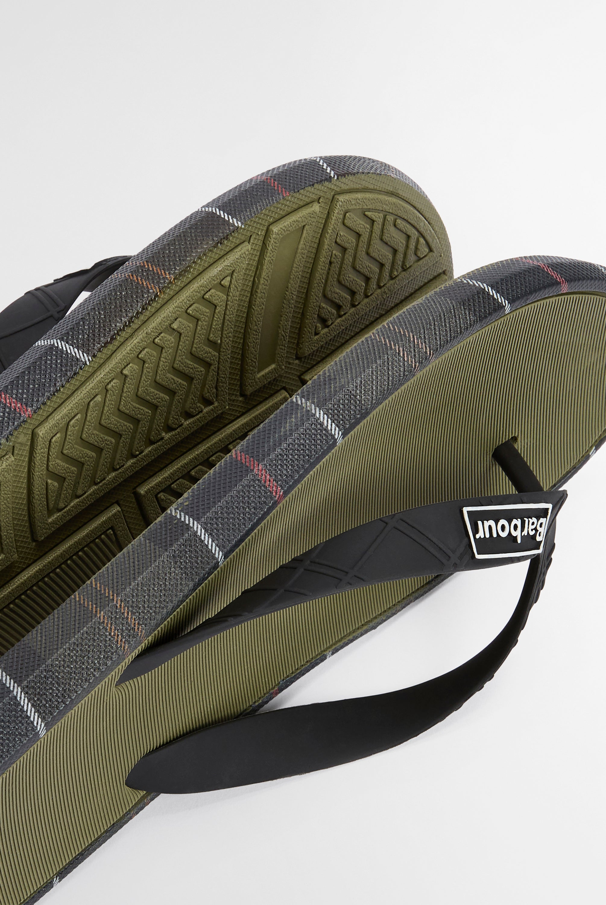 Barbour Olive/Classic Oakdale Sandal #Colour_Olive/Classic