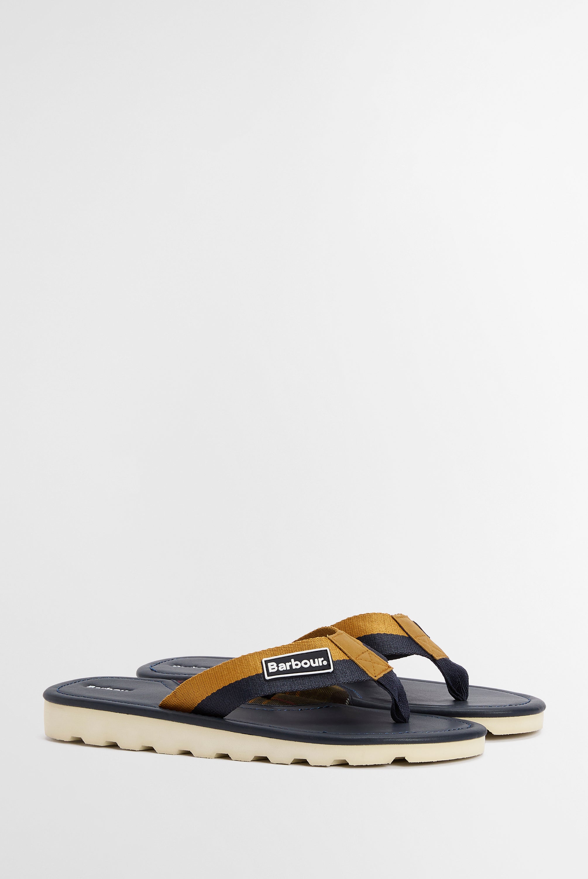 Barbour Navy/Ochre Harker Sandal #Colour_Navy/Ochre