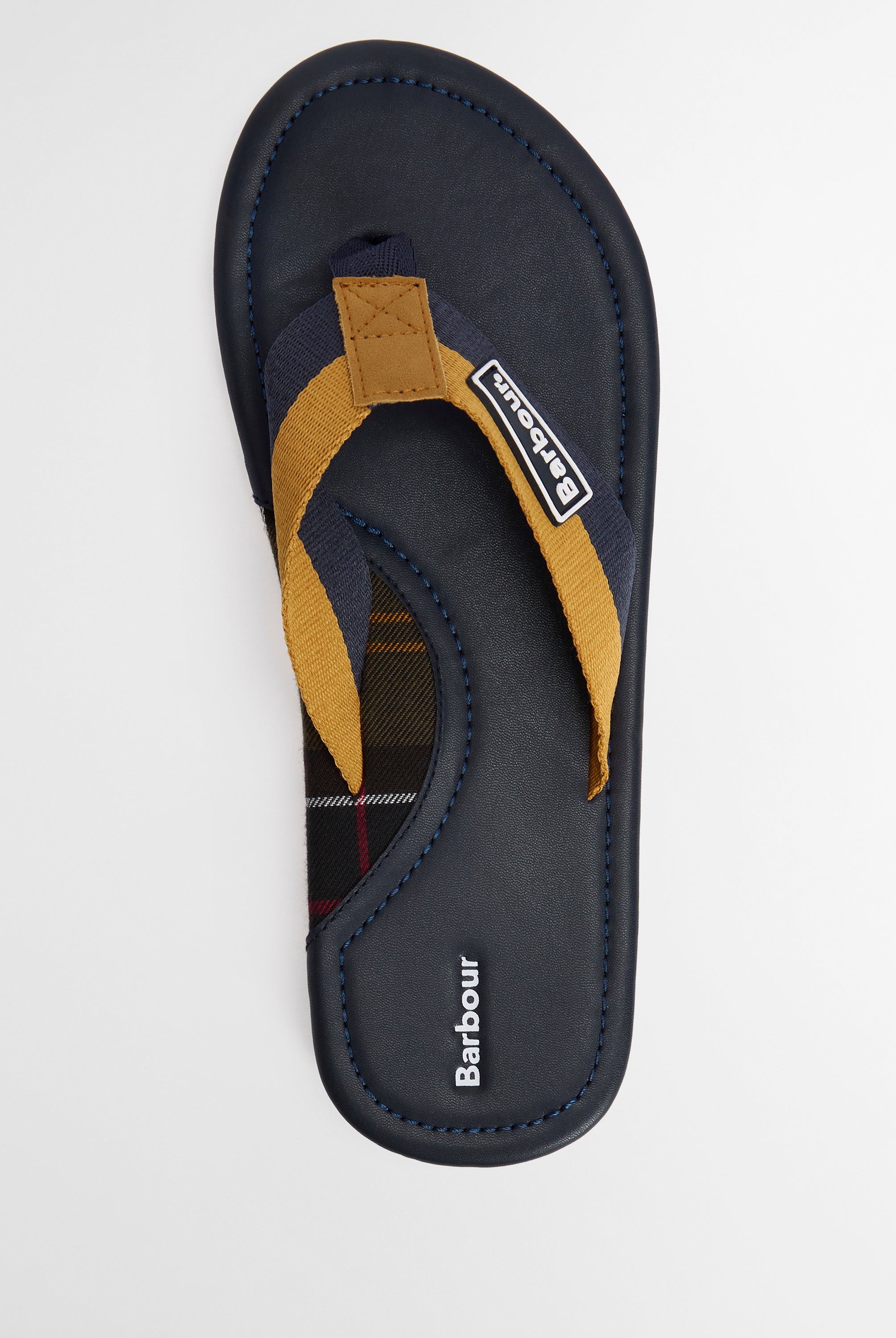 Barbour Navy/Ochre Harker Sandal #Colour_Navy/Ochre