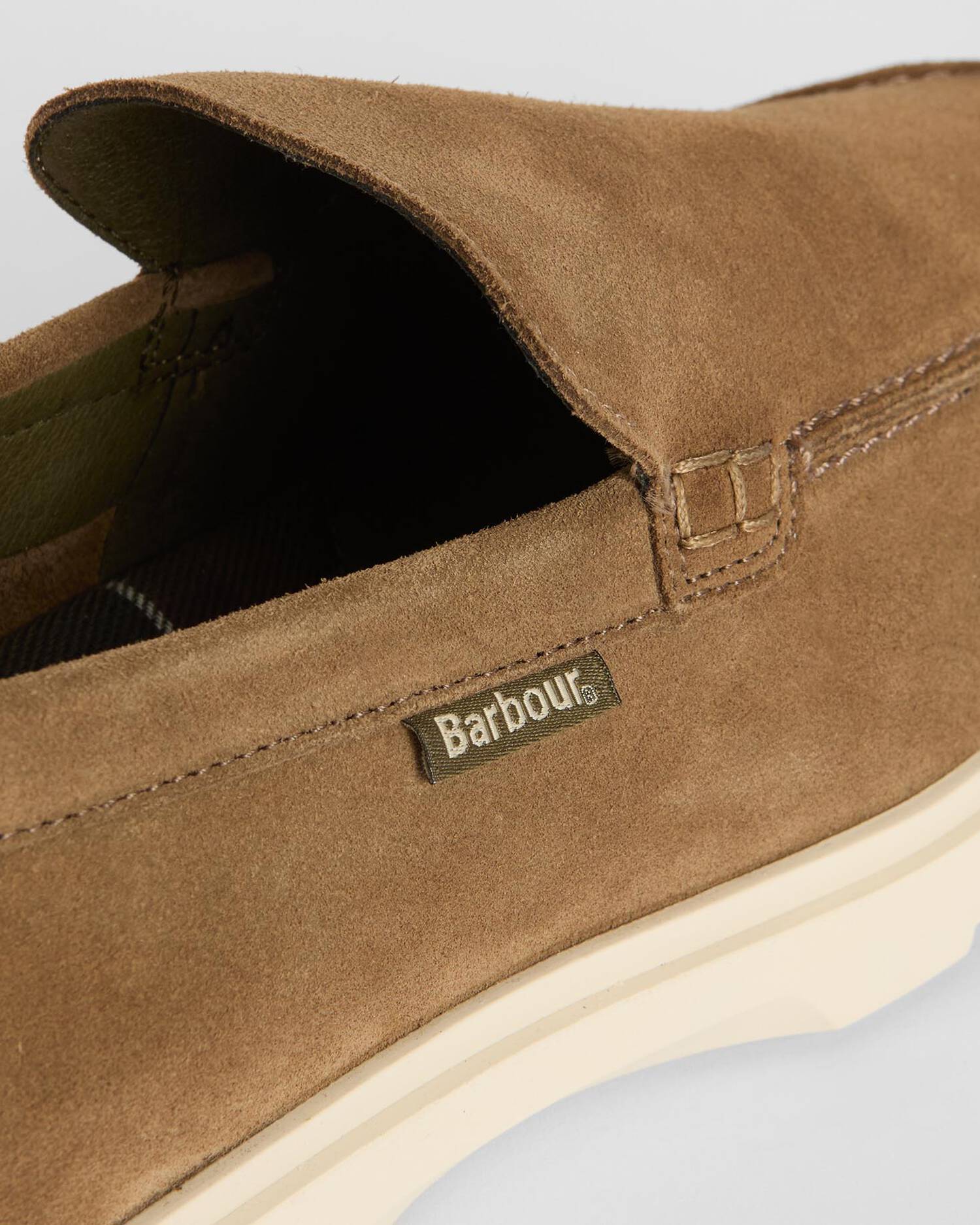 Barbour Taupe Carty Loafer #Colour_Taupe