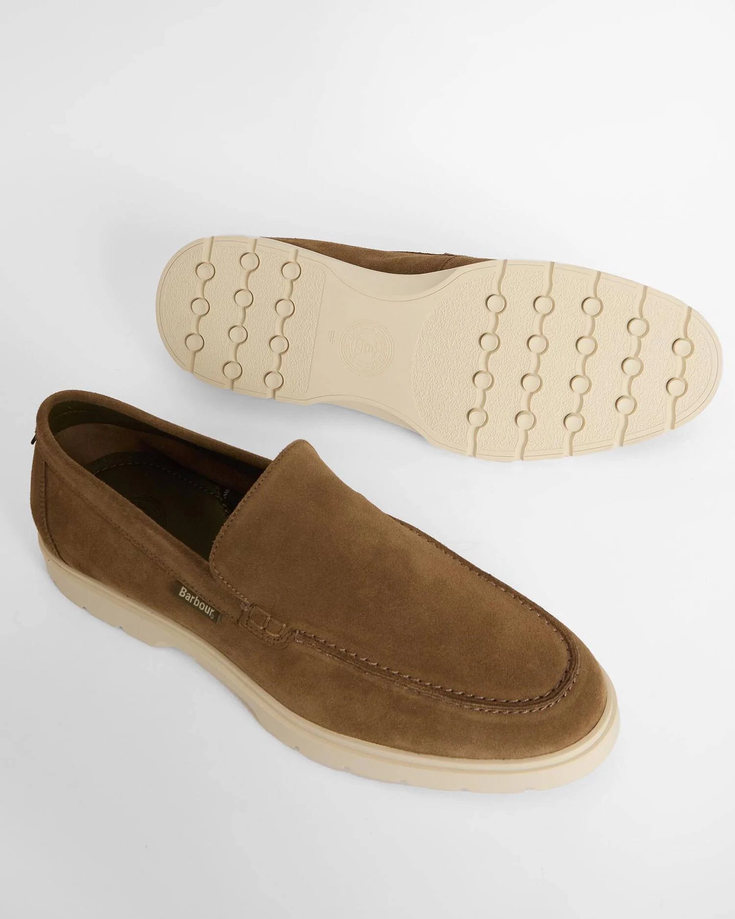 Barbour Taupe Carty Loafer #Colour_Taupe