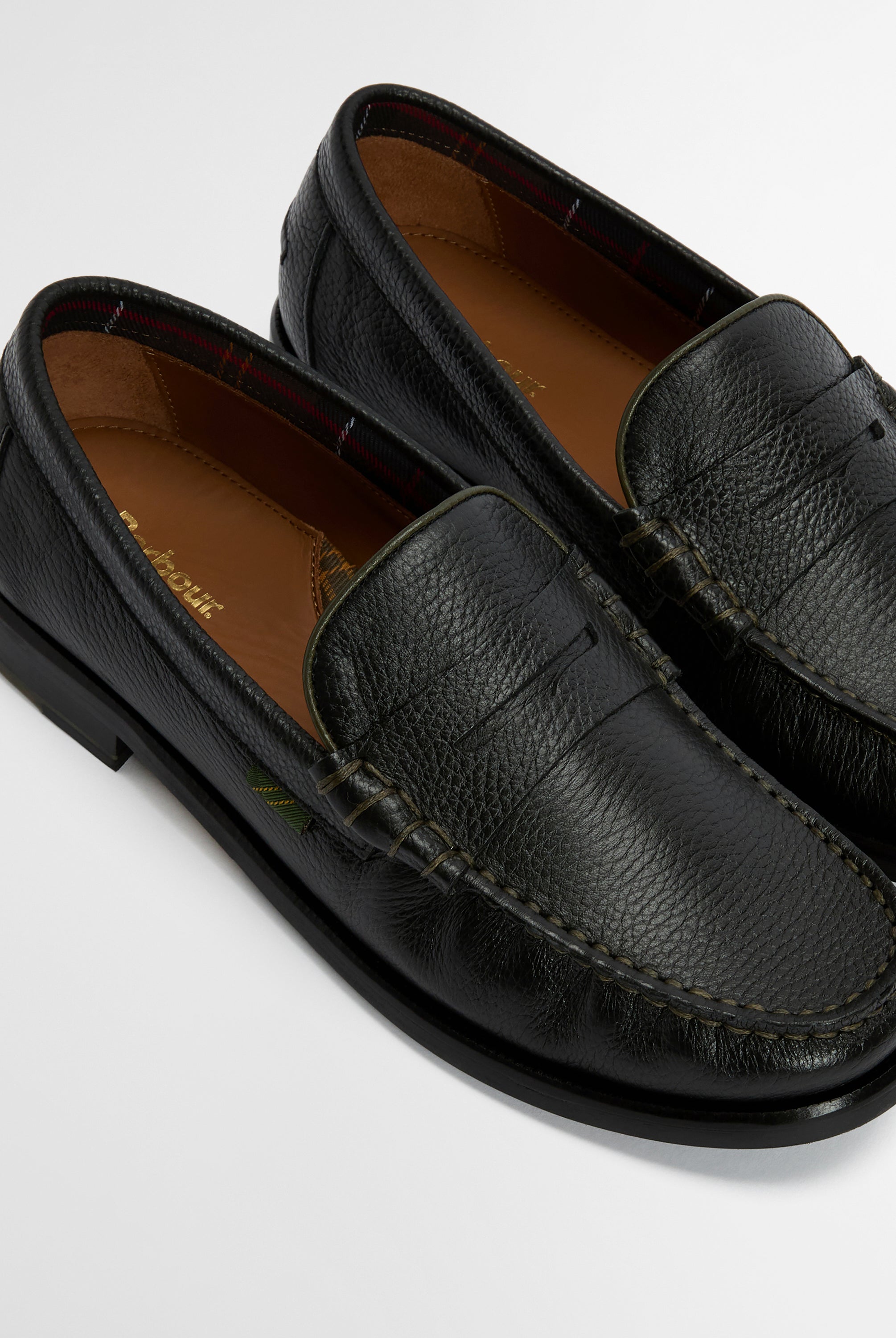 Barbour Black Linford Loafer #Colour_Black