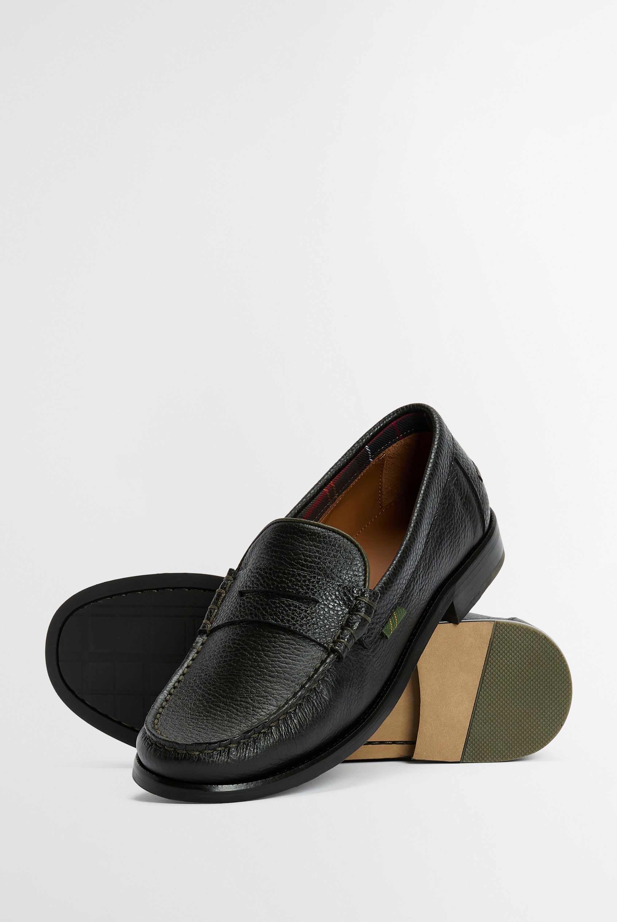 Barbour Black Linford Loafer #Colour_Black
