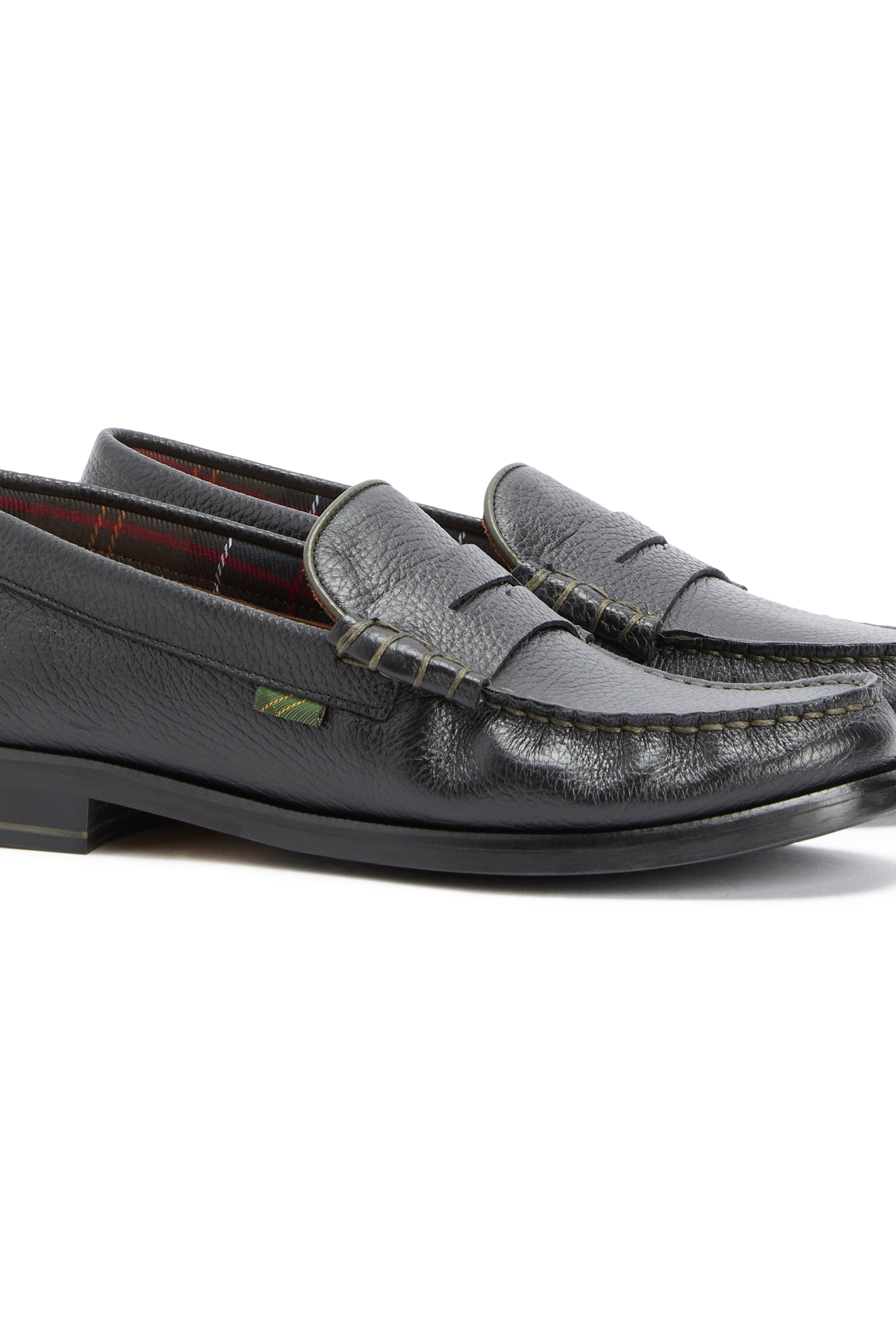 Barbour Black Linford Loafer #Colour_Black