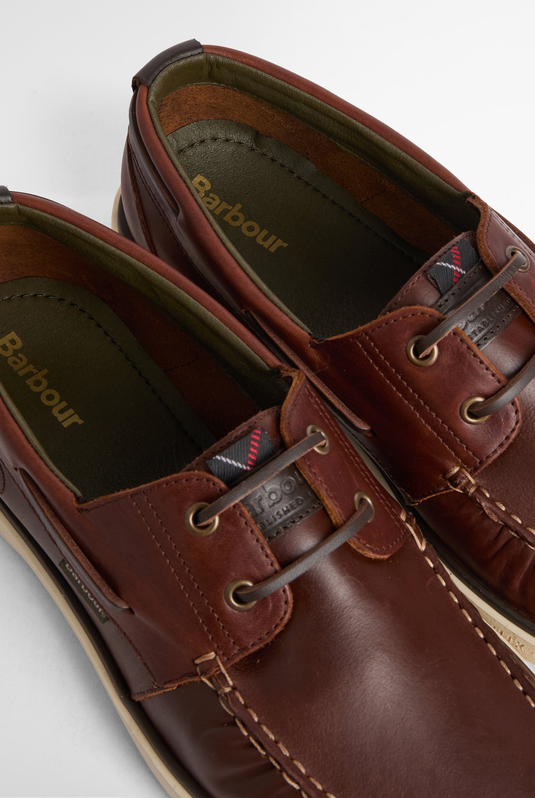 Barbour Dark Brown Rothley Boat Shoe #Colour_Dark Brown