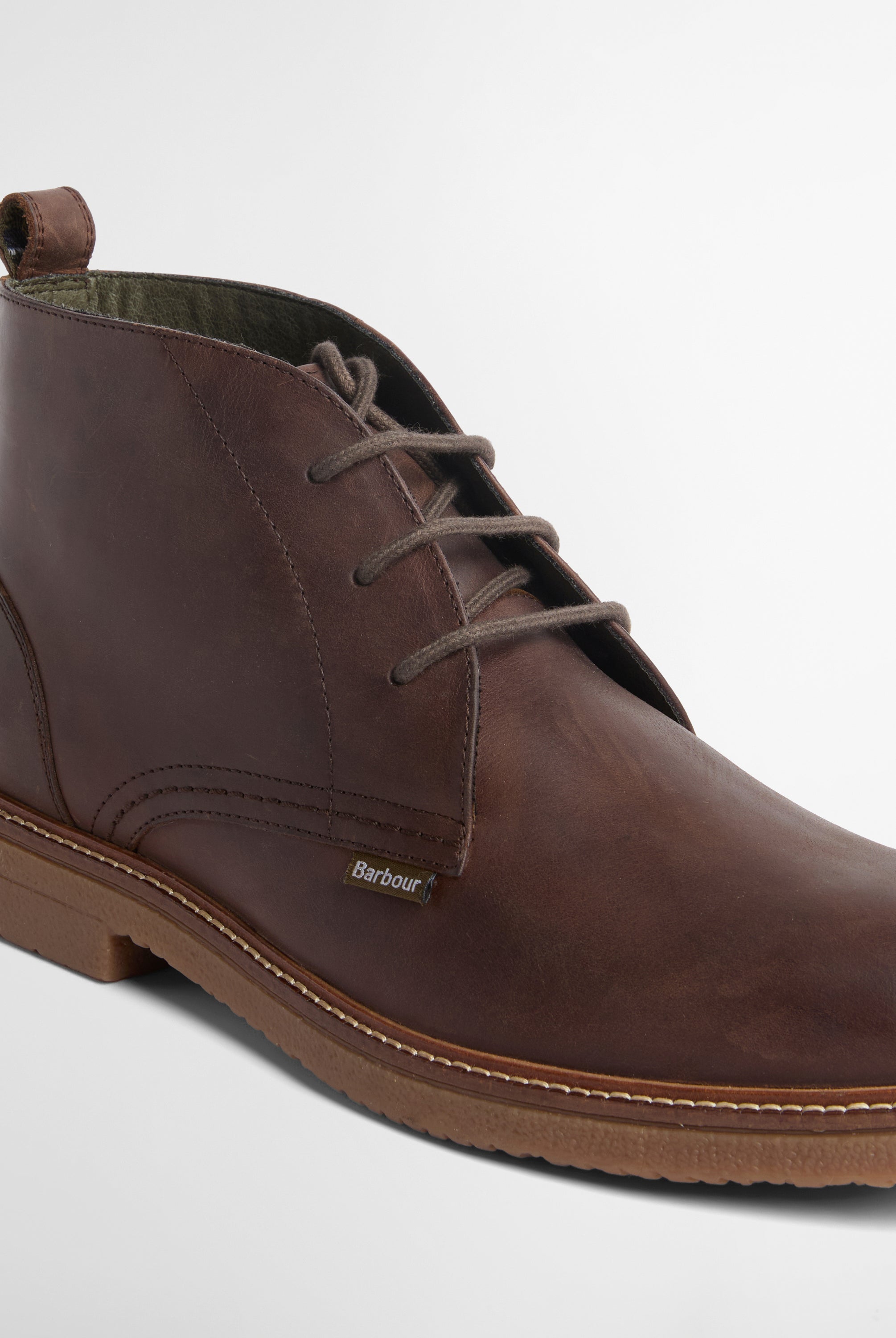 Barbour Dark Brown Kirkstone Desert Boot #Colour_Dark Brown