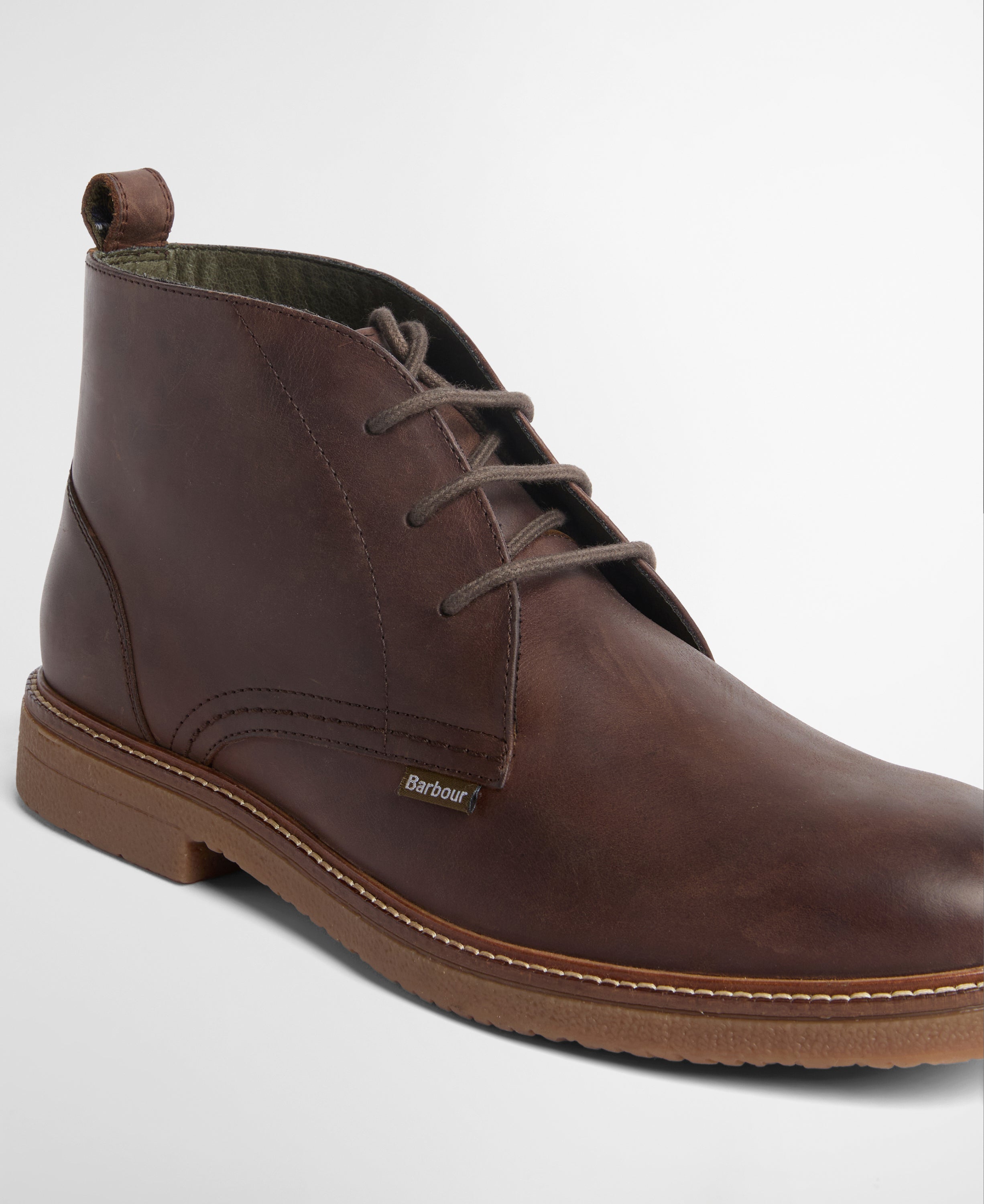 Barbour Dark Brown Kirkstone Desert Boot #Colour_Dark Brown