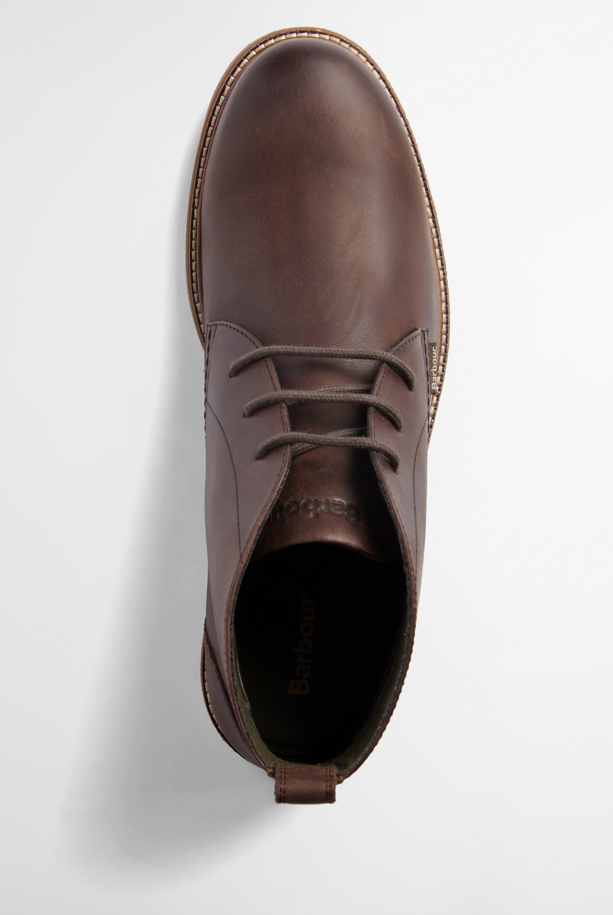 Barbour Dark Brown Kirkstone Desert Boot #Colour_Dark Brown
