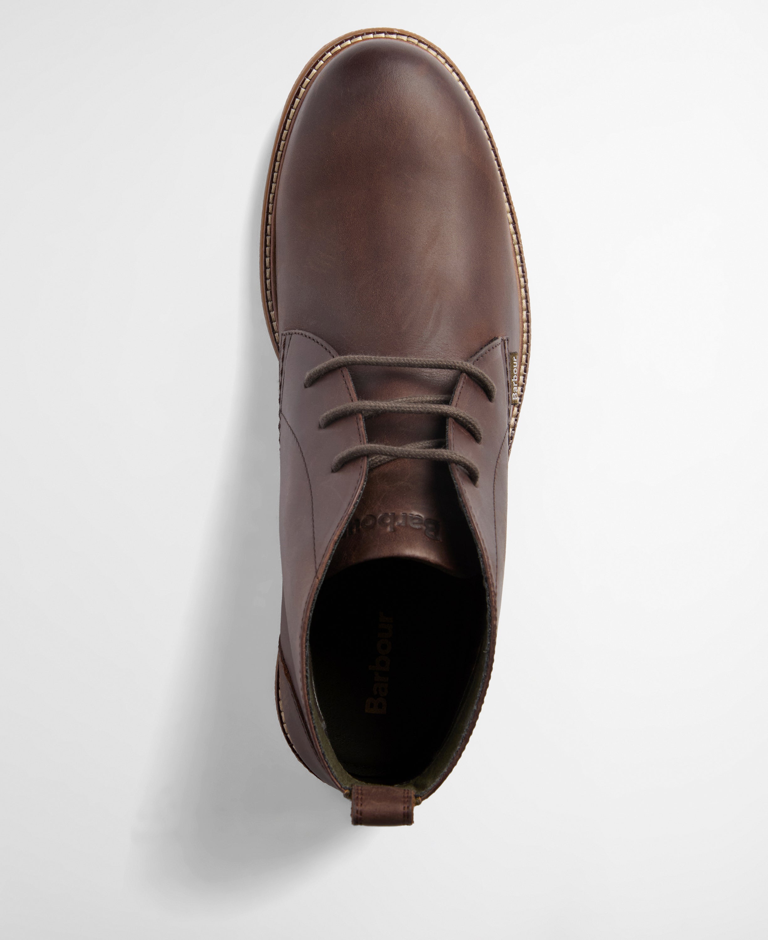 Barbour Dark Brown Kirkstone Desert Boot #Colour_Dark Brown