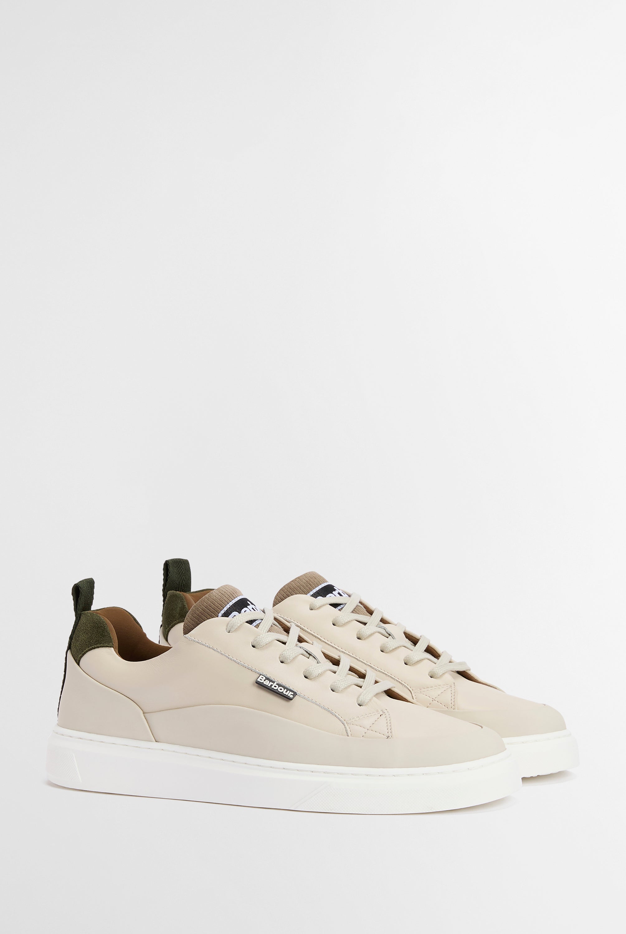 Barbour Light Trench/Olive Stannington Trainer #Colour_Light Trench/Olive