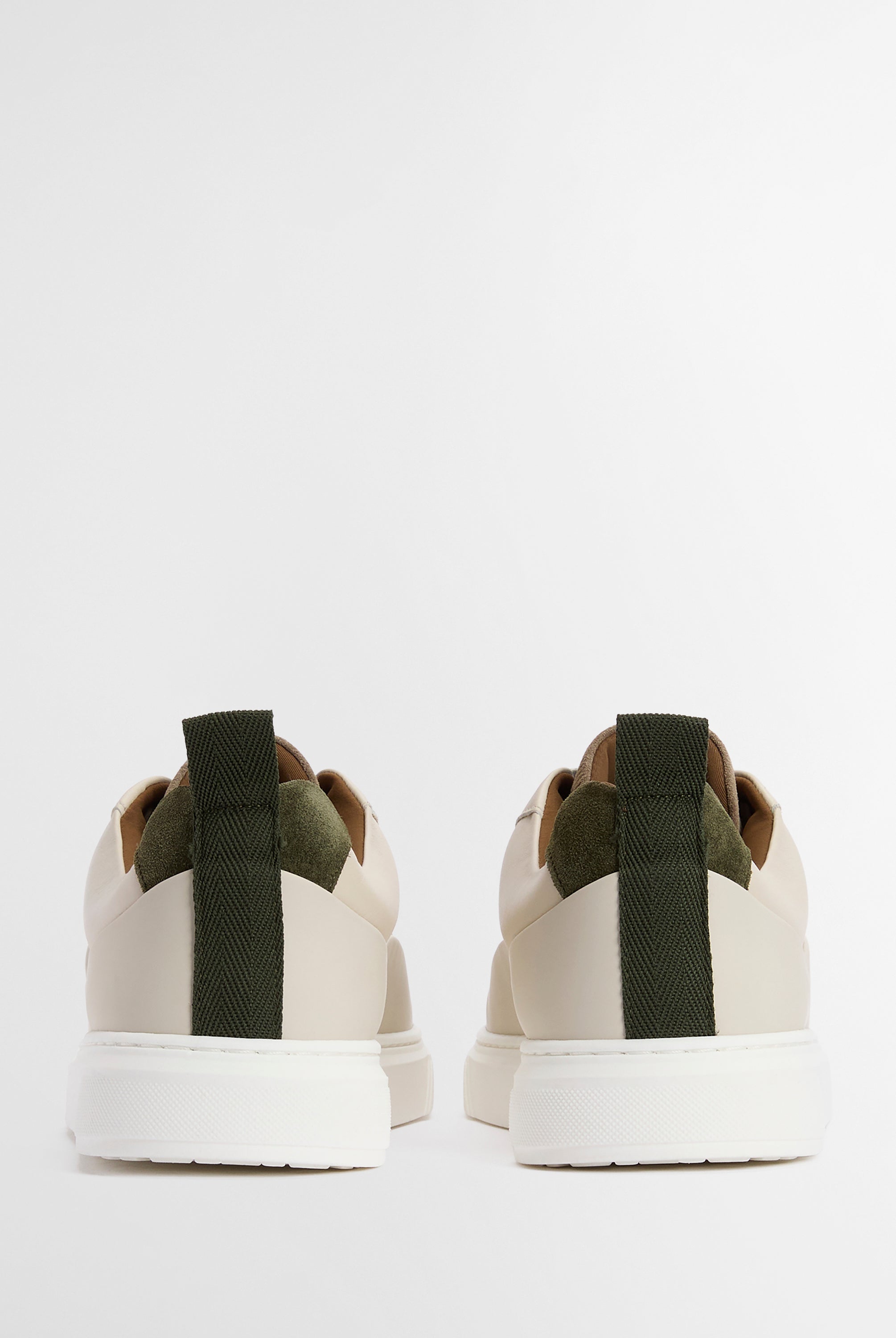 Barbour Light Trench/Olive Stannington Trainer #Colour_Light Trench/Olive
