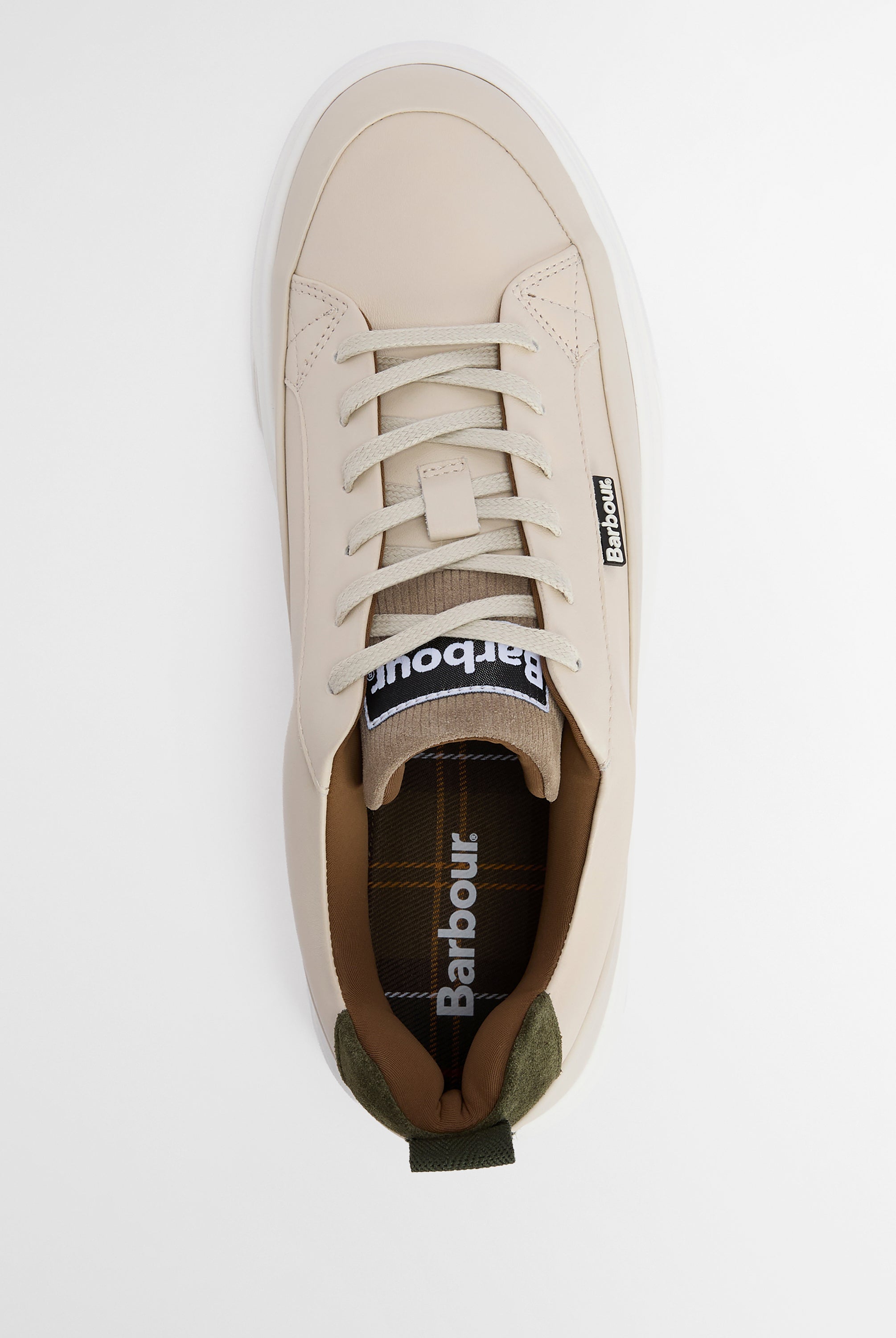 Barbour Light Trench/Olive Stannington Trainer #Colour_Light Trench/Olive