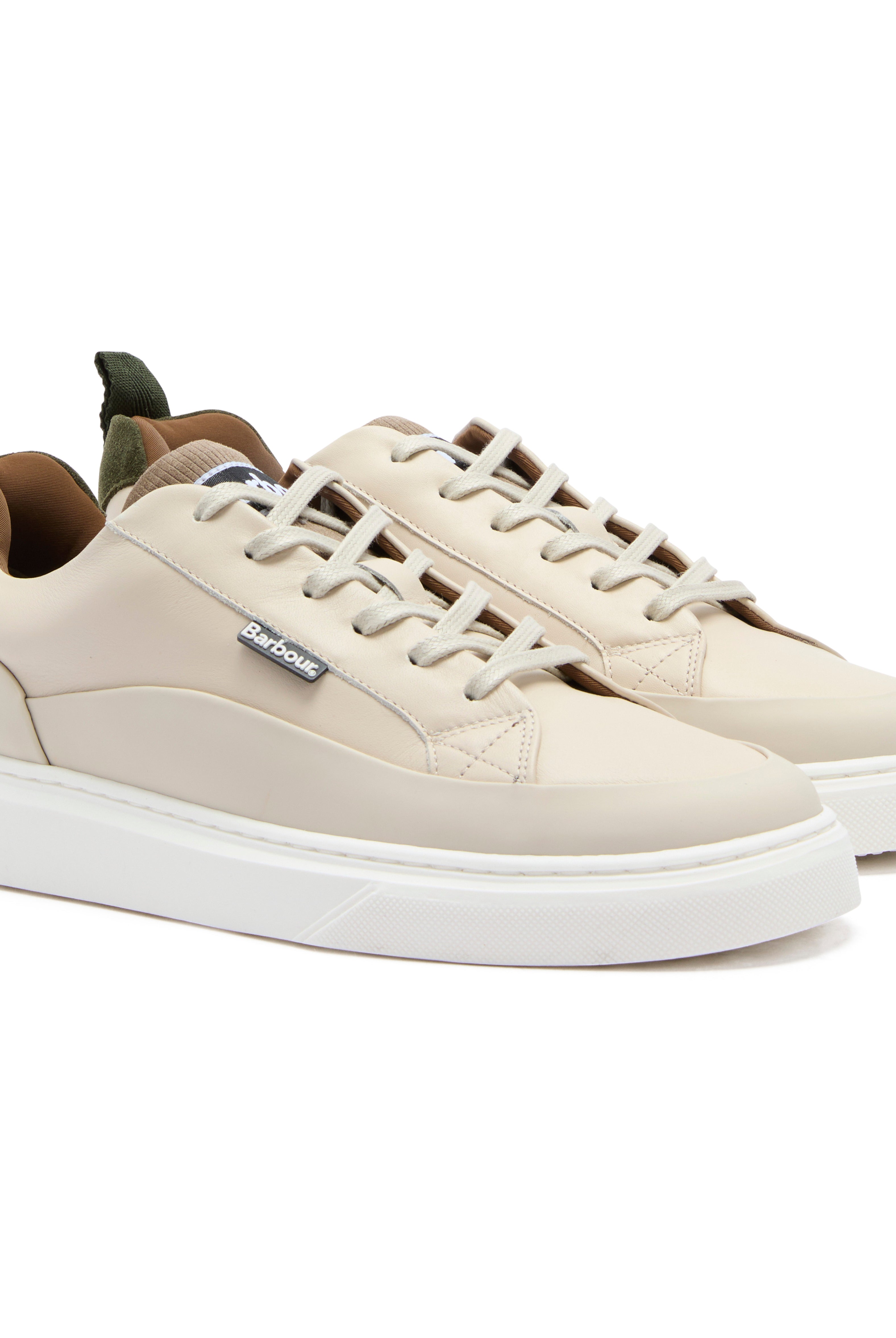 Barbour Light Trench/Olive Stannington Trainer #Colour_Light Trench/Olive