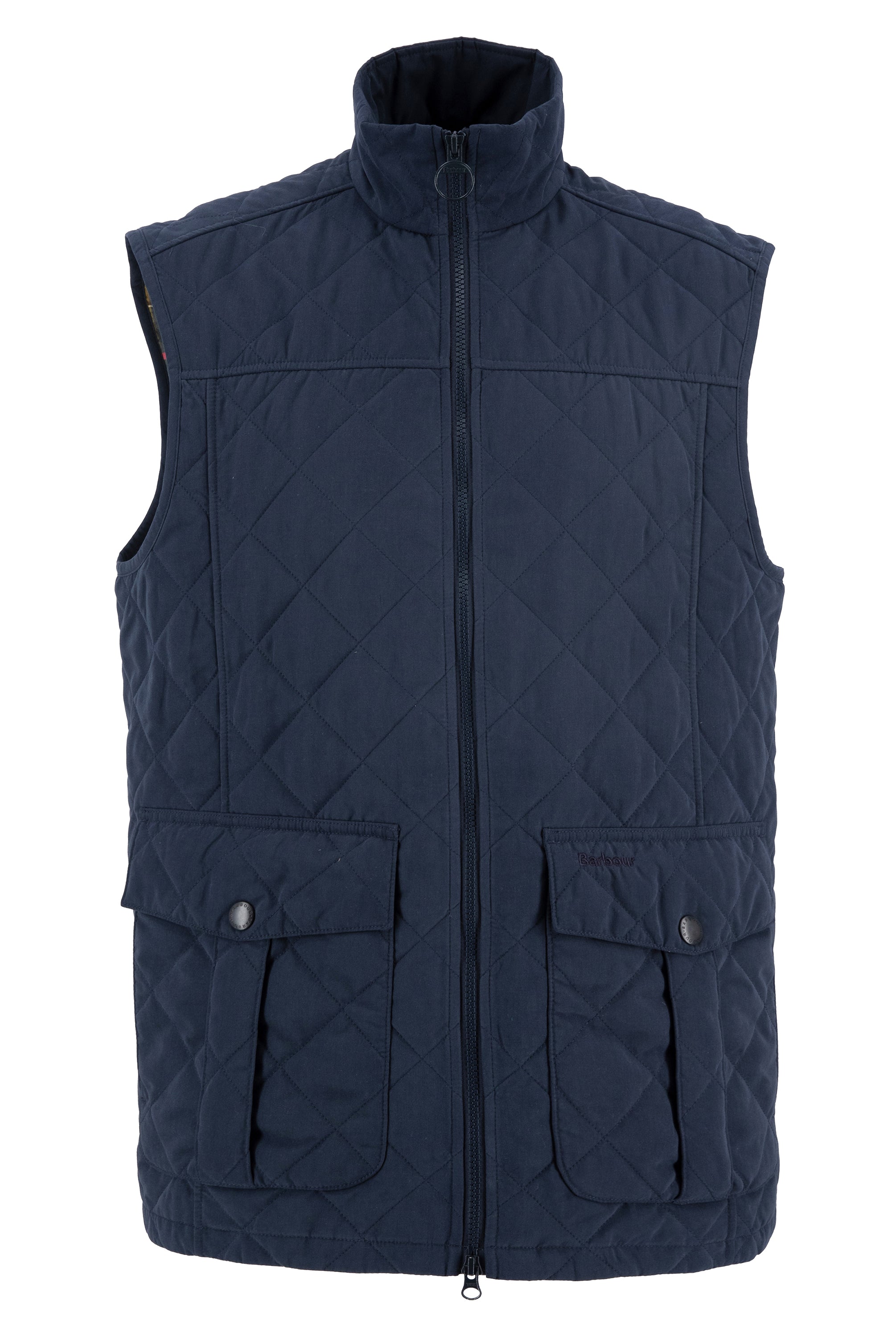 Barbour Navy Sander Quilted Gilet #Colour_Navy