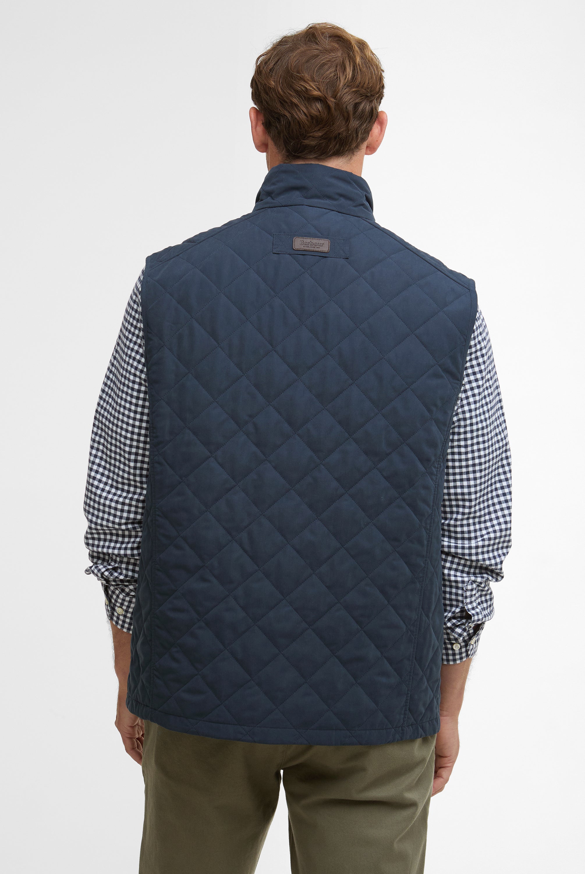 Barbour Navy Sander Quilted Gilet #Colour_Navy