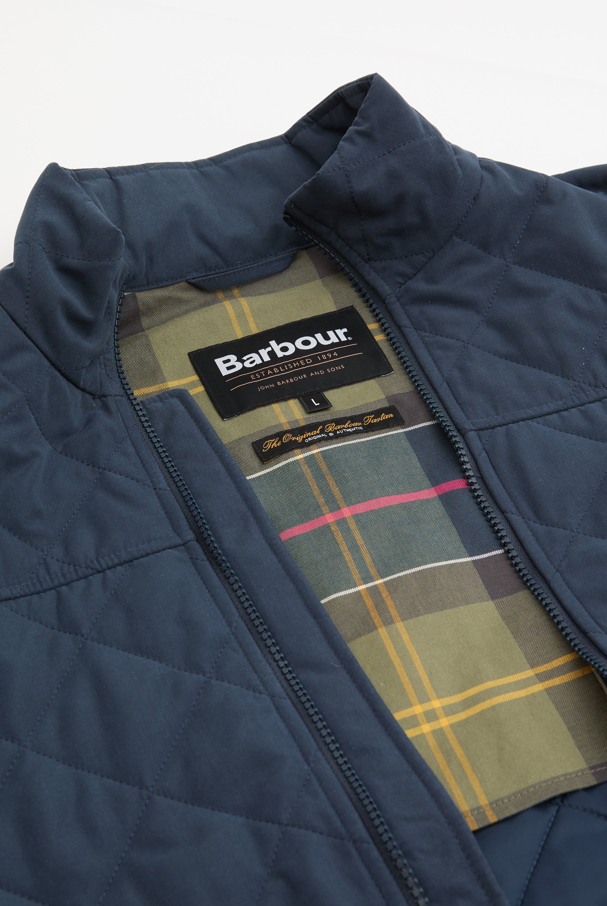 Barbour Navy Sander Quilted Gilet #Colour_Navy