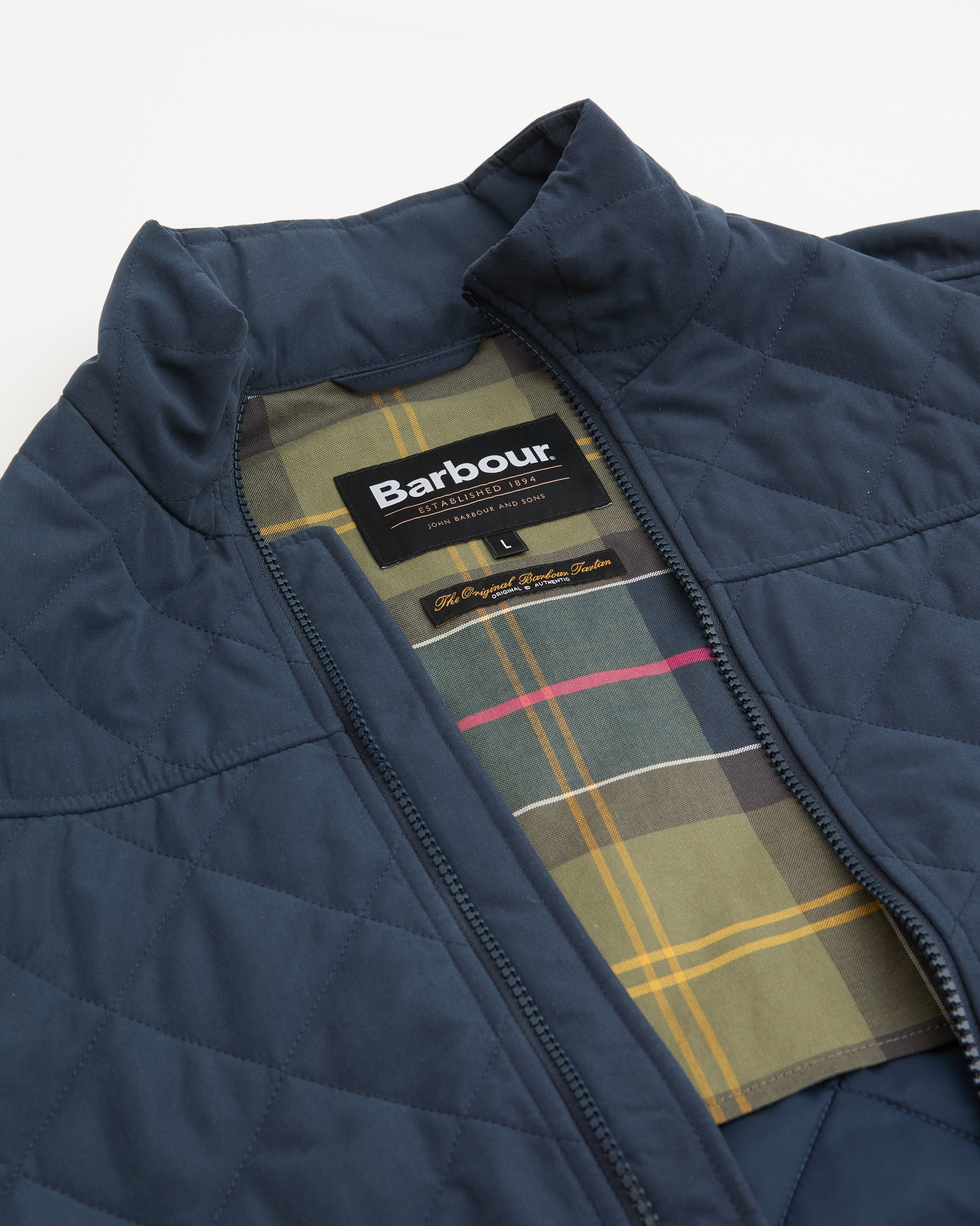 Barbour Navy Sander Quilted Gilet #Colour_Navy