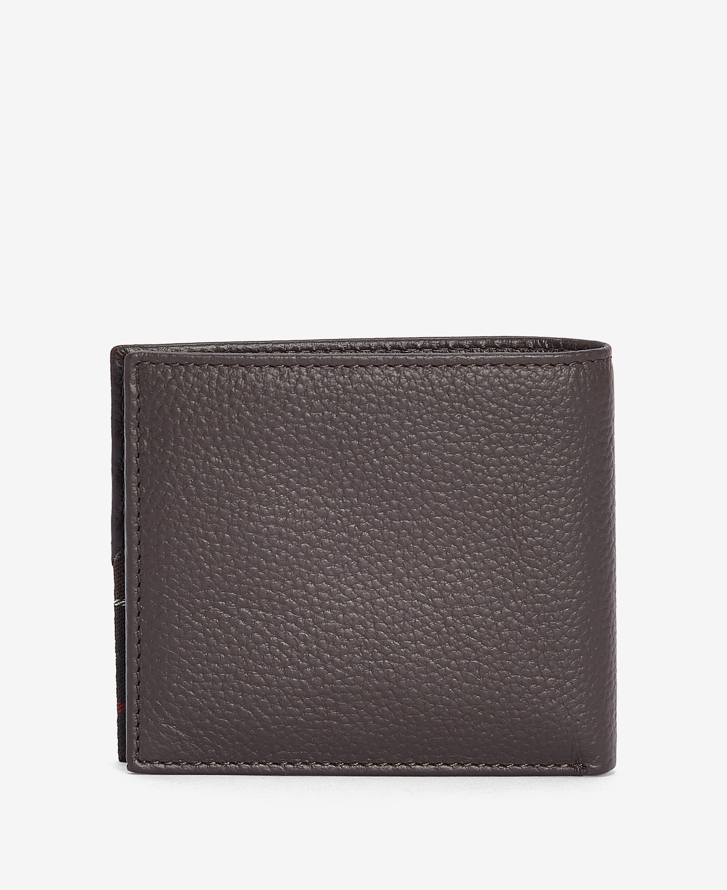 Barbour Chocolate Tarbert Leather Wallet #Colour_Chocolate