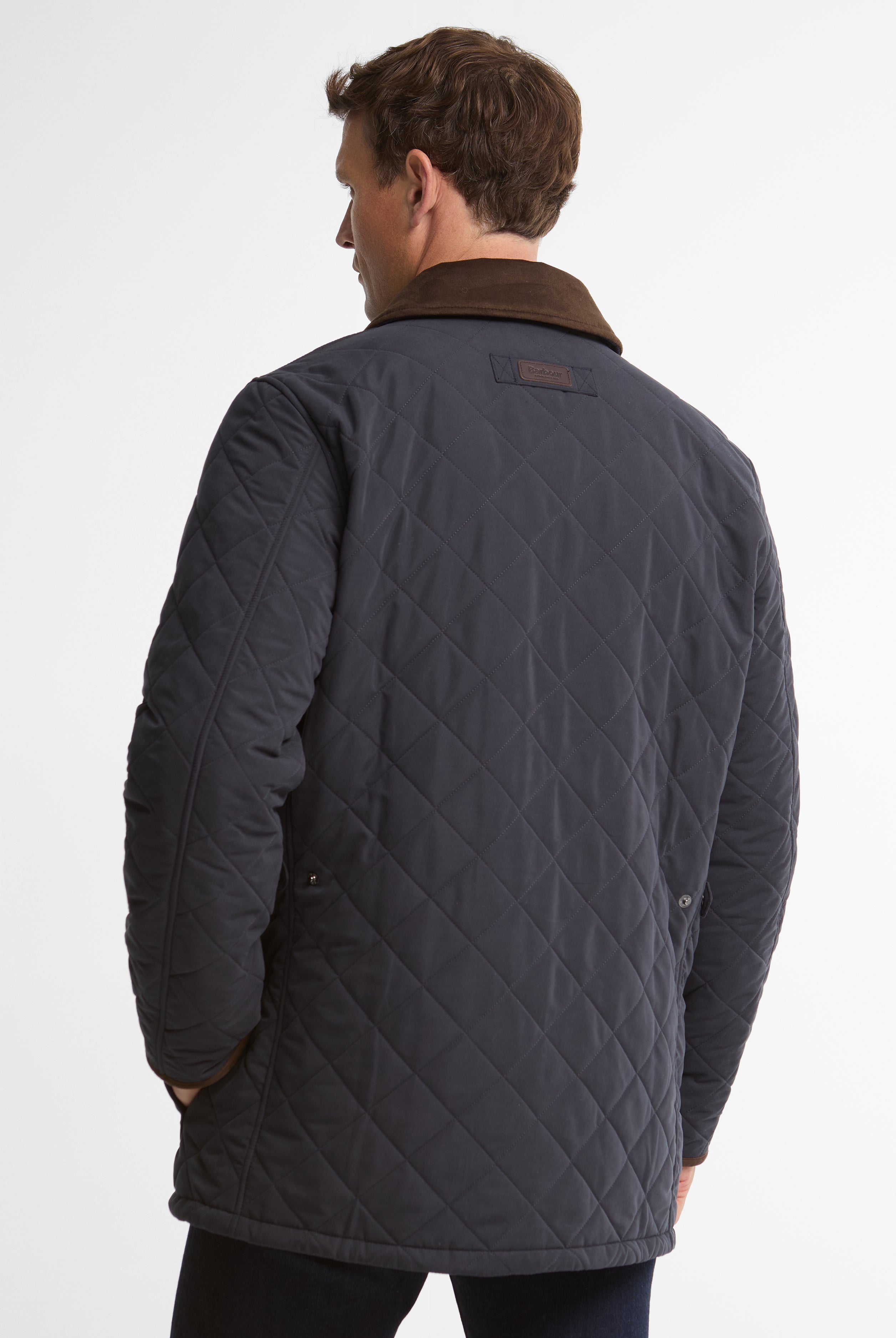 Barbour Thursby Polarquilt Jacket #Colour_Dark Navy