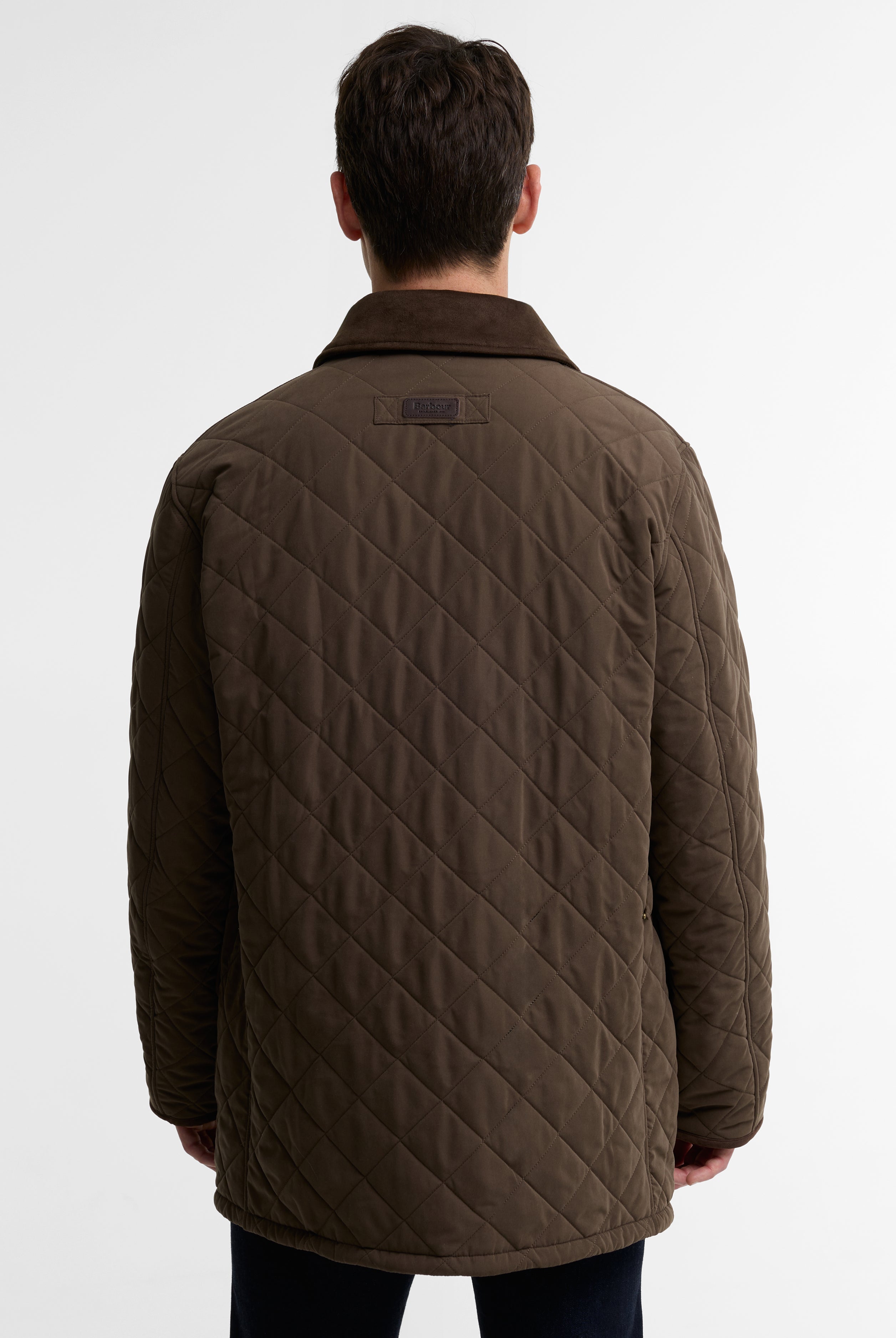 Barbour Thursby Polarquilt Jacket #Colour_Dark Olive