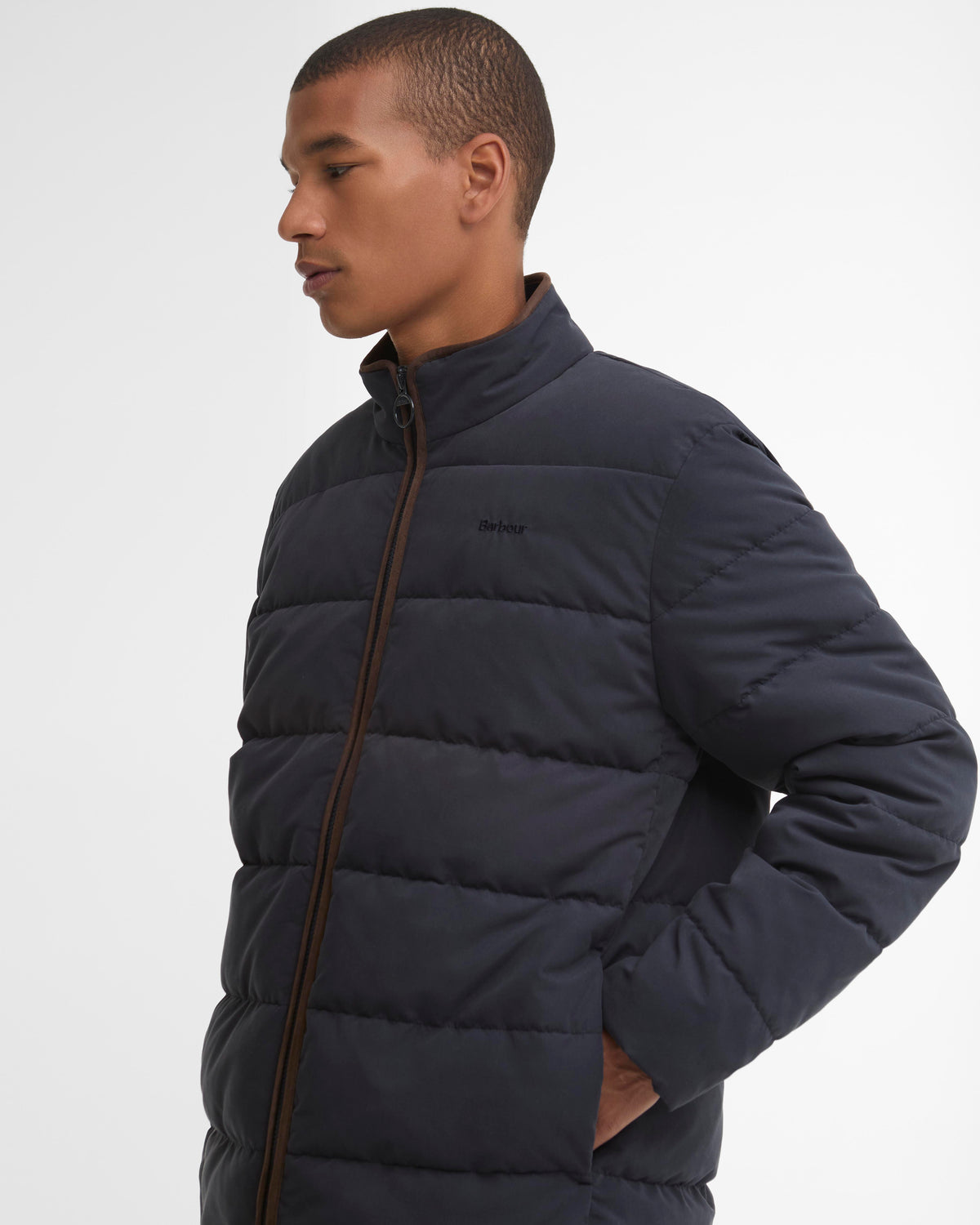 Barbour Noree Quilted Jacket #Colour_Dark Navy