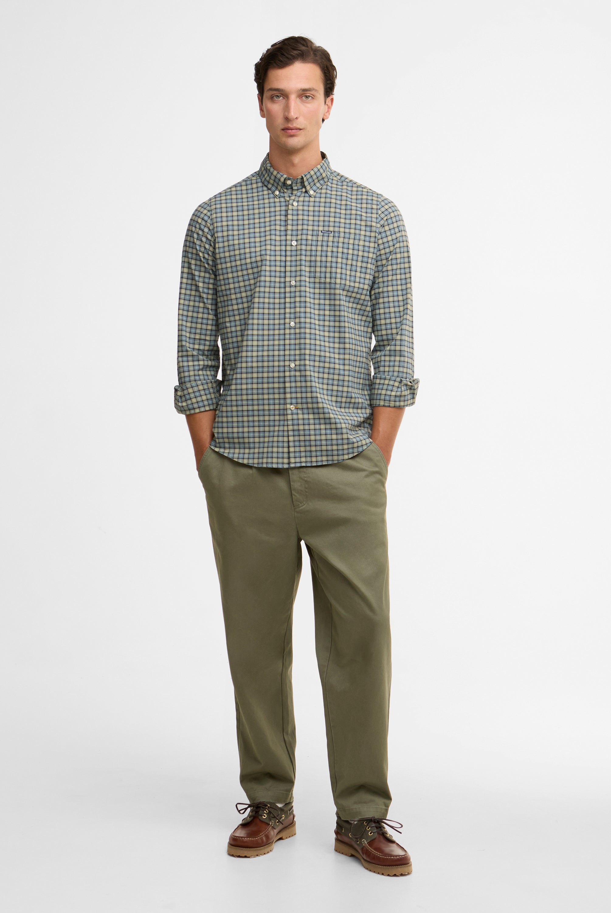 Barbour Highland Loch Tartan Lomond Tailored Tartan Shirt #Colour_Highland Loch Tartan