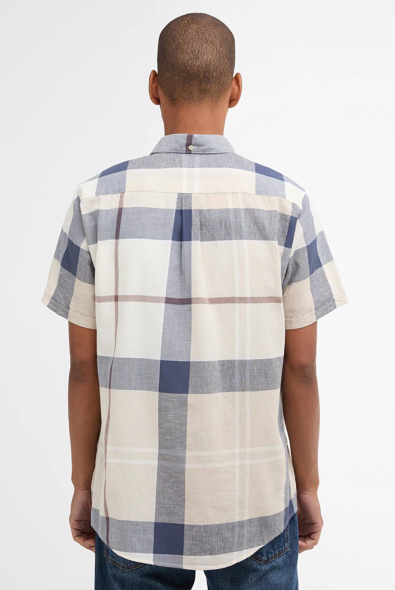 Barbour Oban Mist Tartan Douglas SS Tailored Shirt #Colour_Oban Mist Tartan