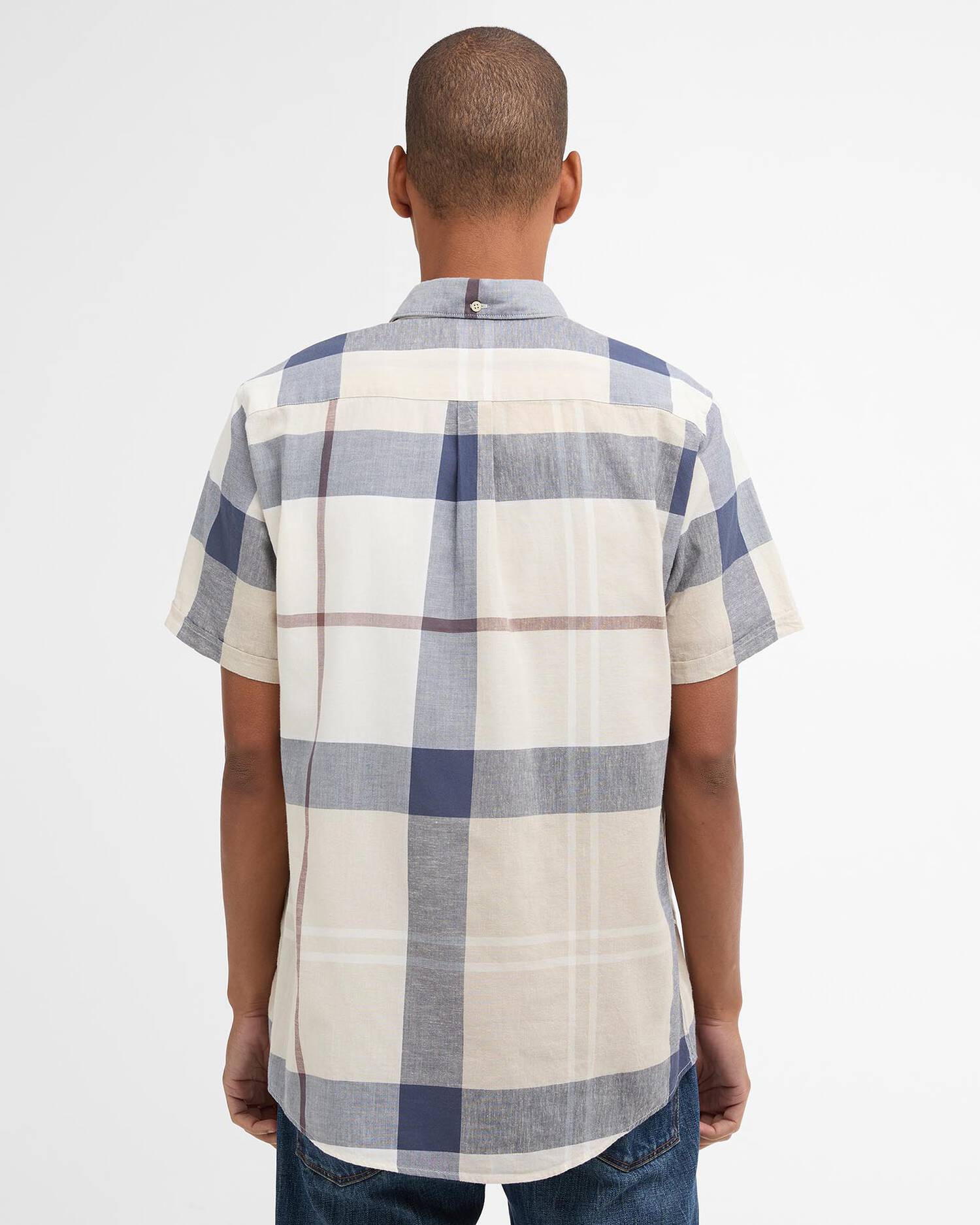 Barbour Oban Mist Tartan Douglas SS Tailored Shirt #Colour_Oban Mist Tartan