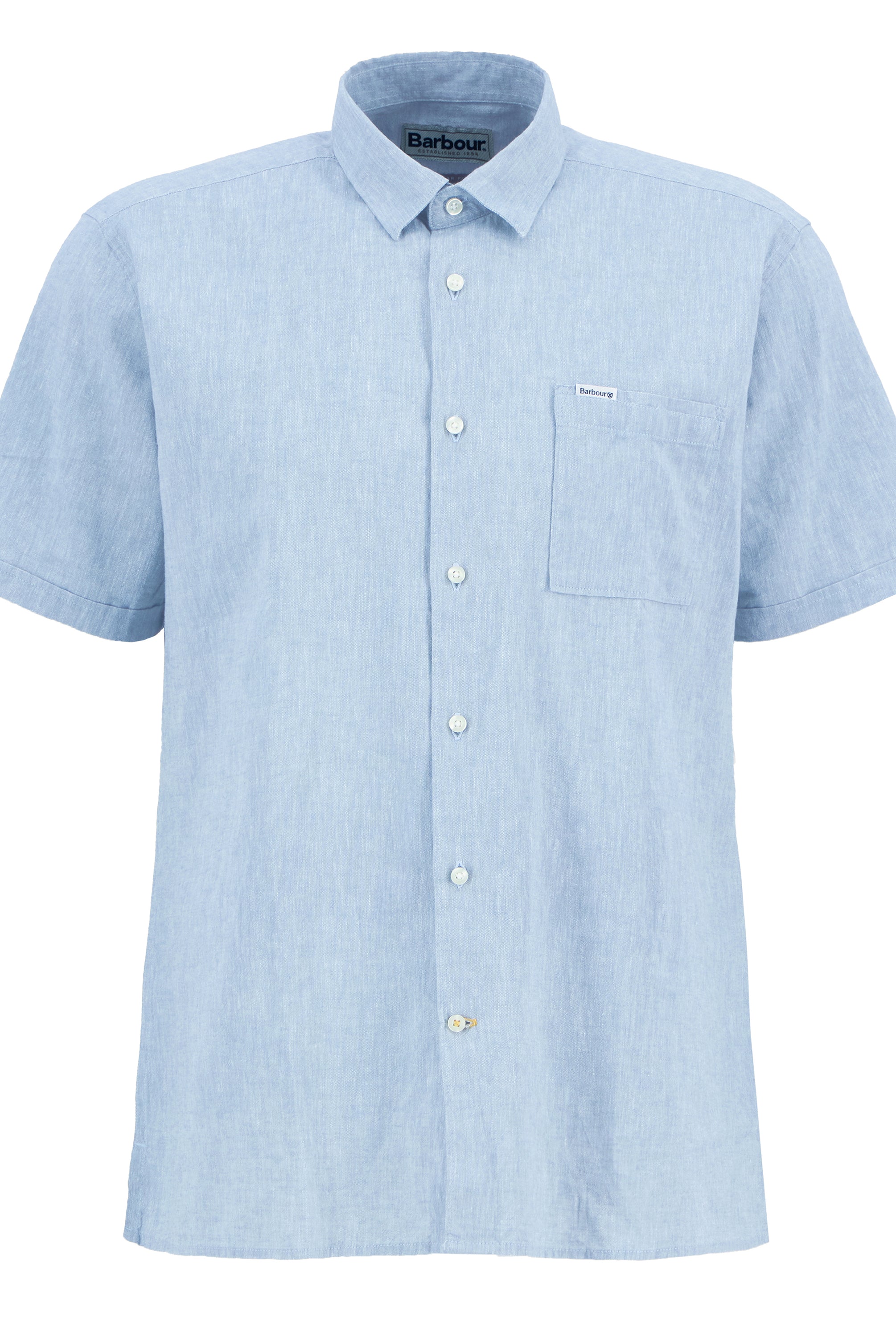 Barbour Lead Nelson SS Summer Fit Shirt #Colour_Lead
