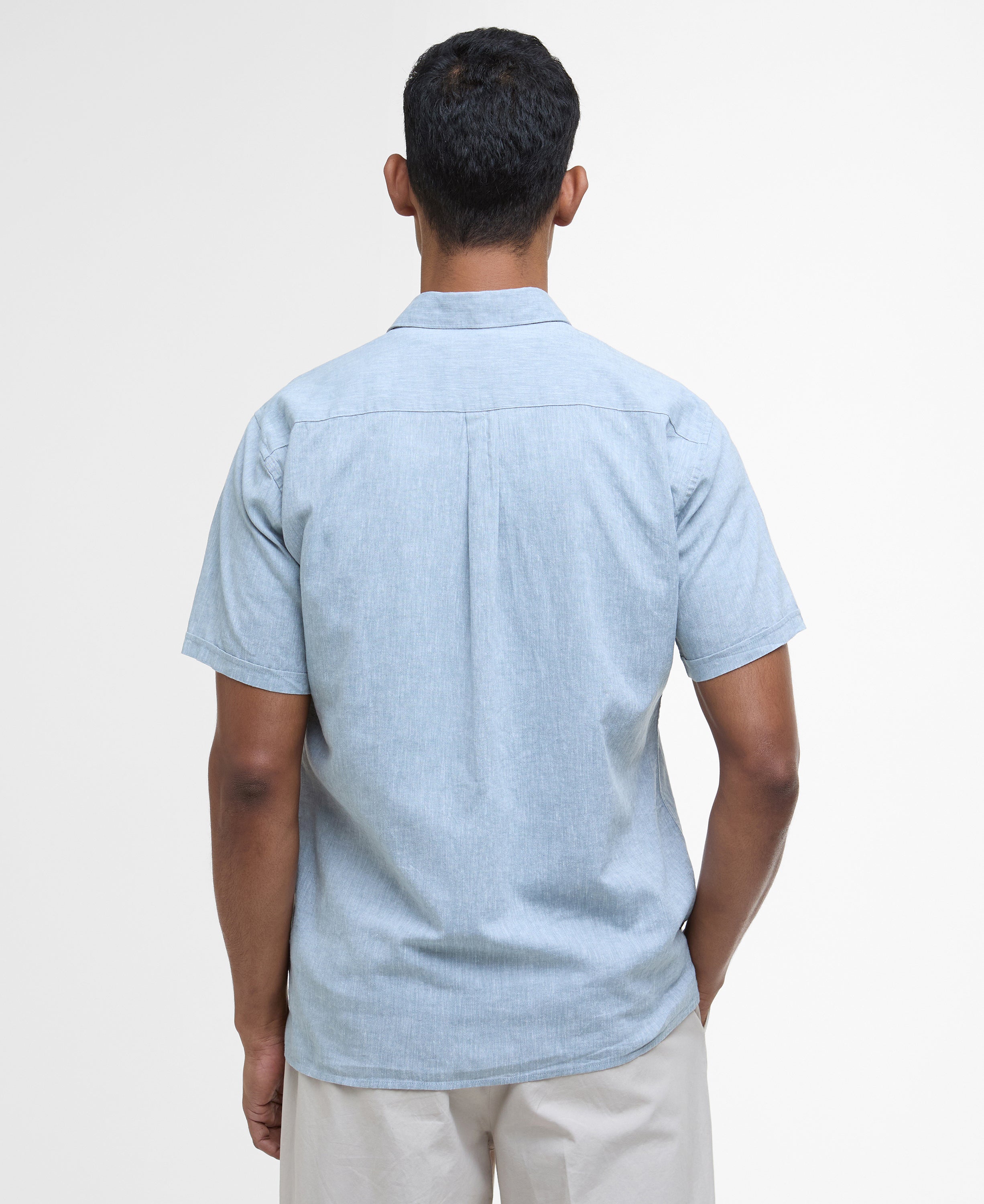 Barbour Lead Nelson SS Summer Fit Shirt #Colour_Lead