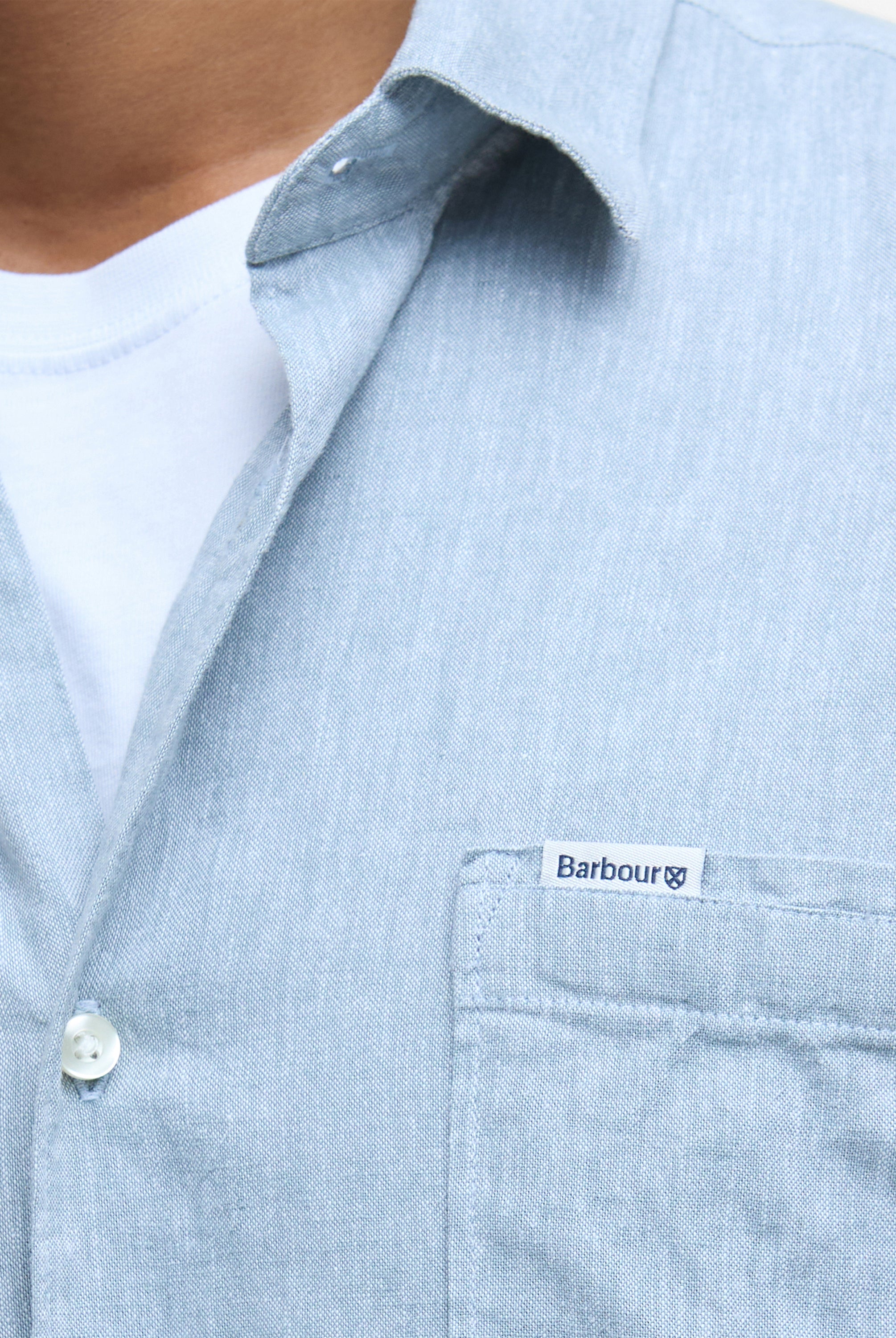 Barbour Lead Nelson SS Summer Fit Shirt #Colour_Lead