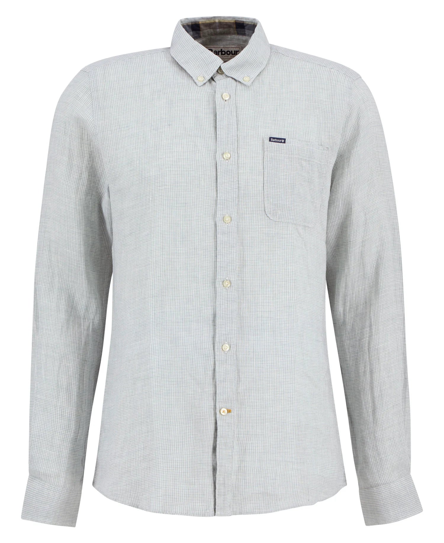 Barbour Slate Linton Tailored Shirt #Colour_Slate