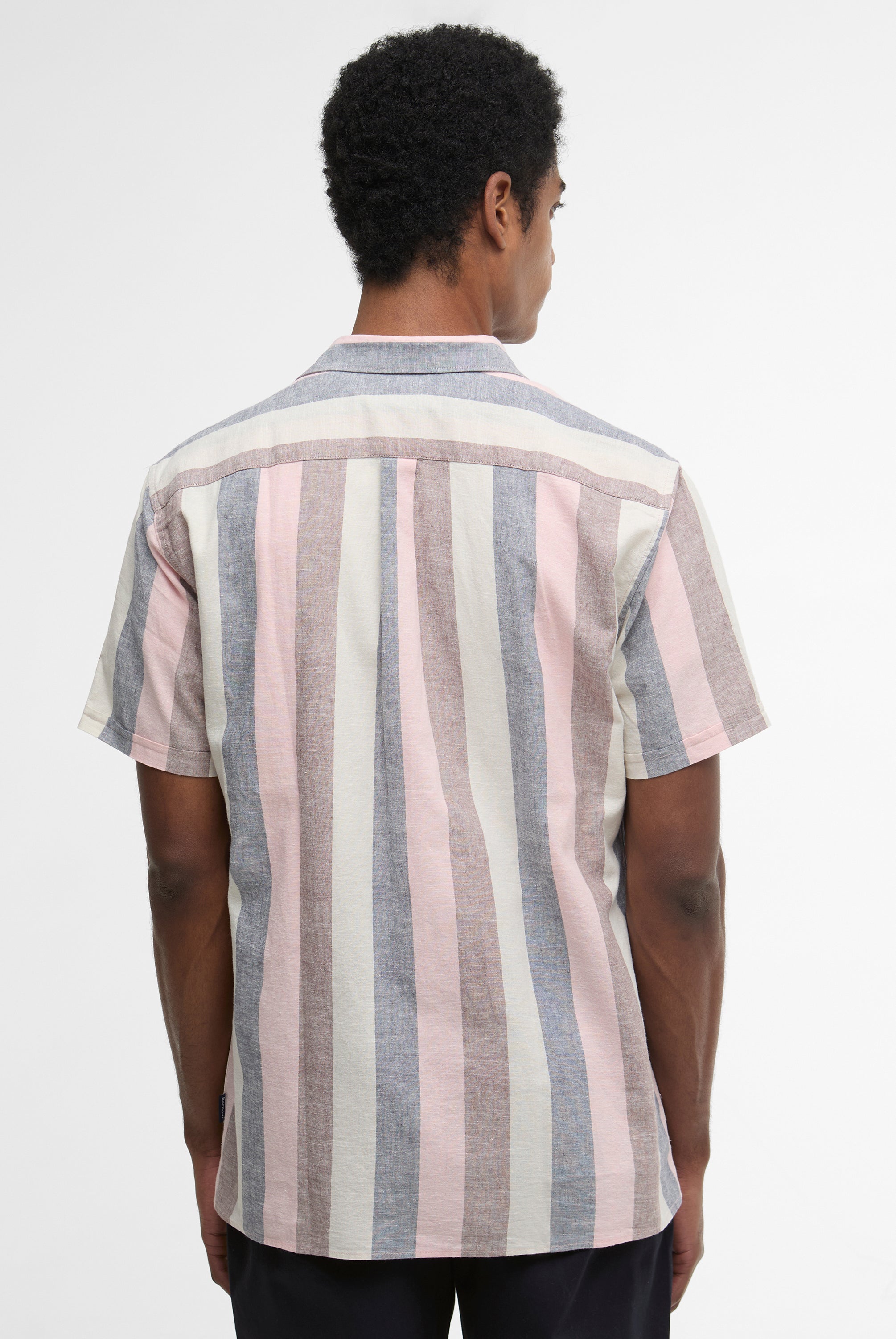Barbour Pink Portwell Summer Fit Shirt #Colour_Pink