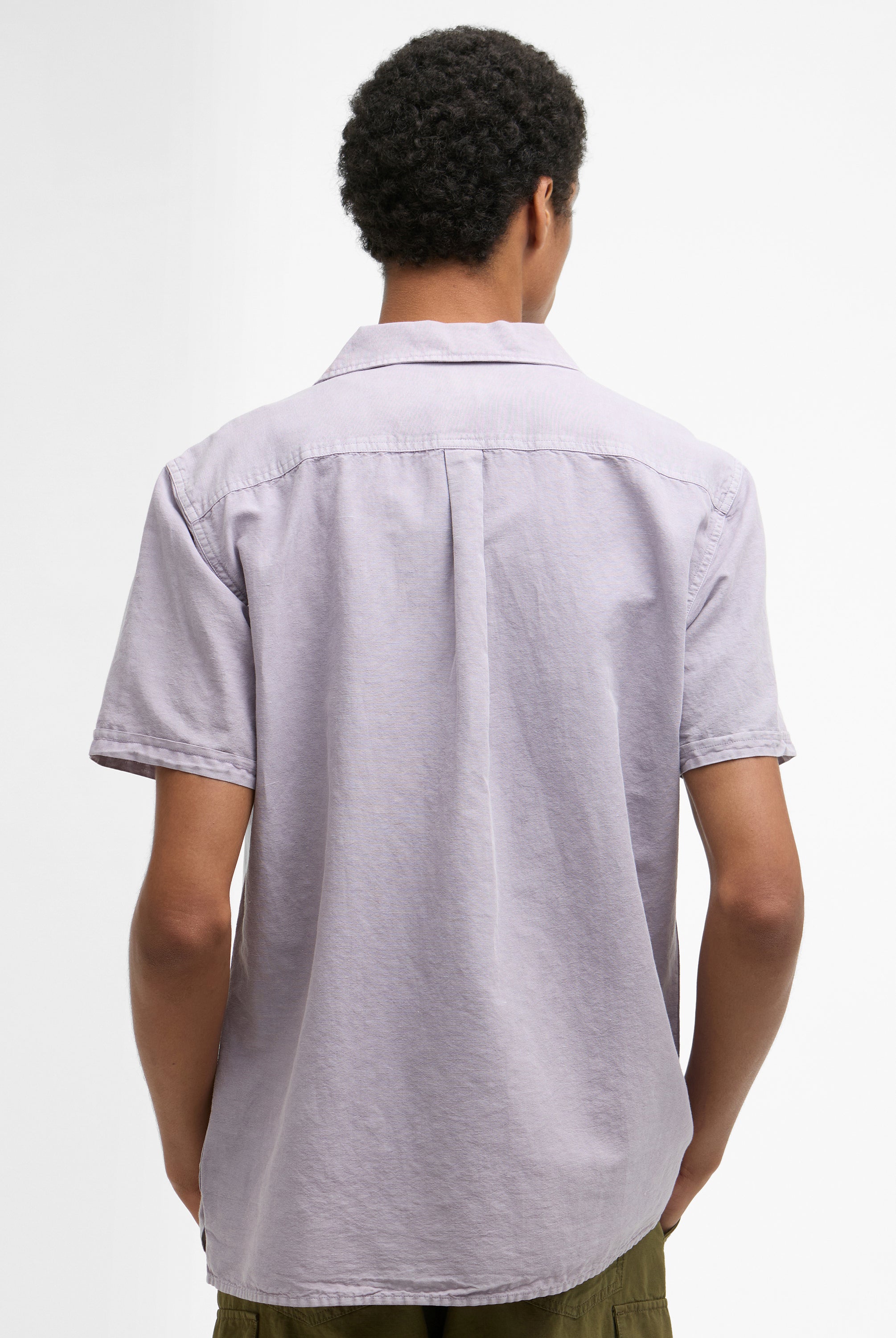 Barbour Heather Mist Landkey Overdid Summer Fit Shirt #Colour_Heather Mist